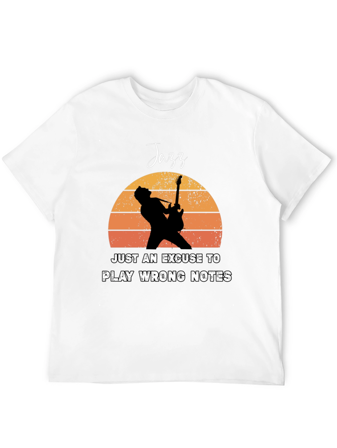 Jazz Wrong Notes Guitar Player T-Shirt