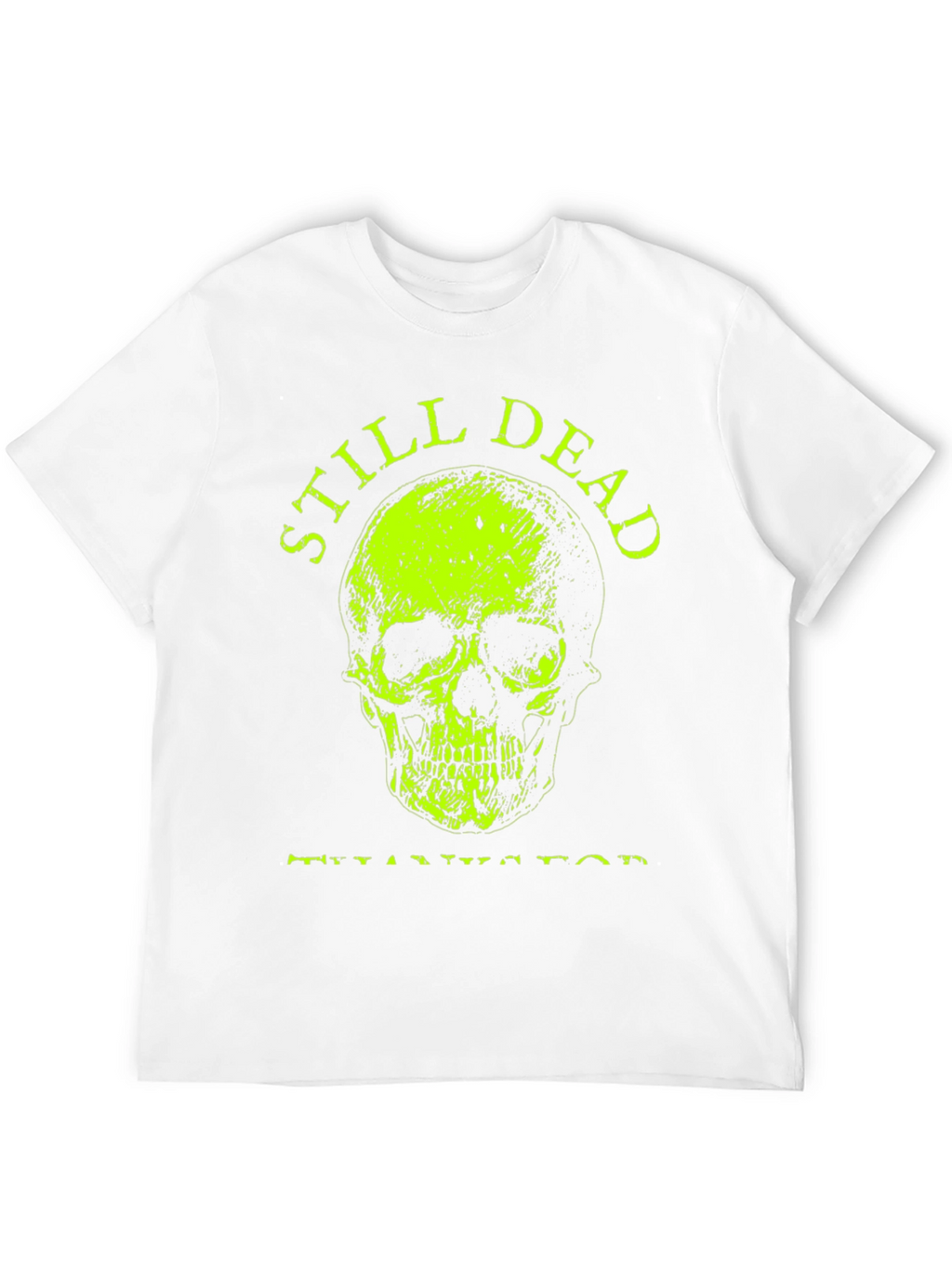 Still Dead Skull Graphic T-Shirt - Black