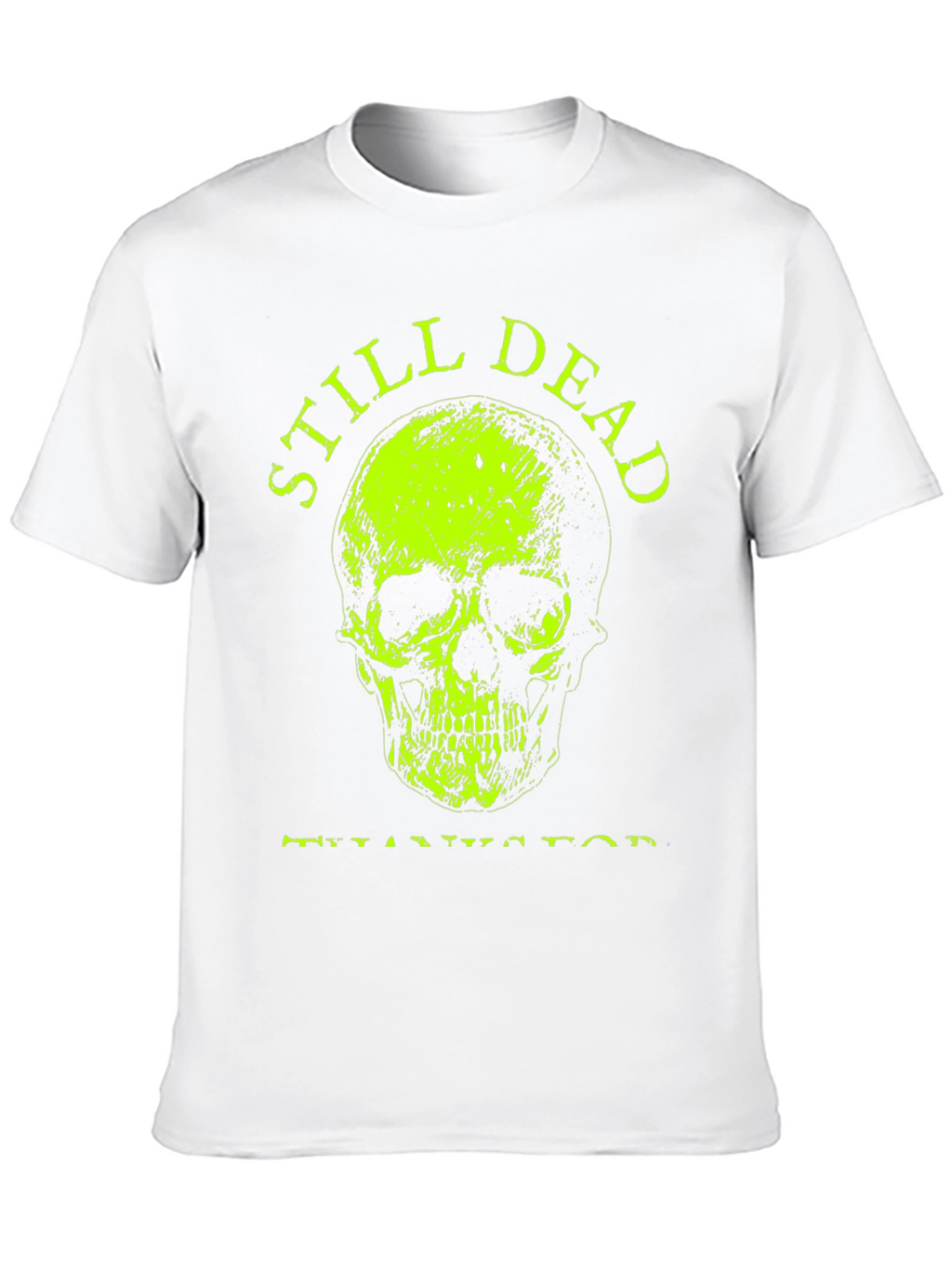 Still Dead Skull Graphic T-Shirt - Black