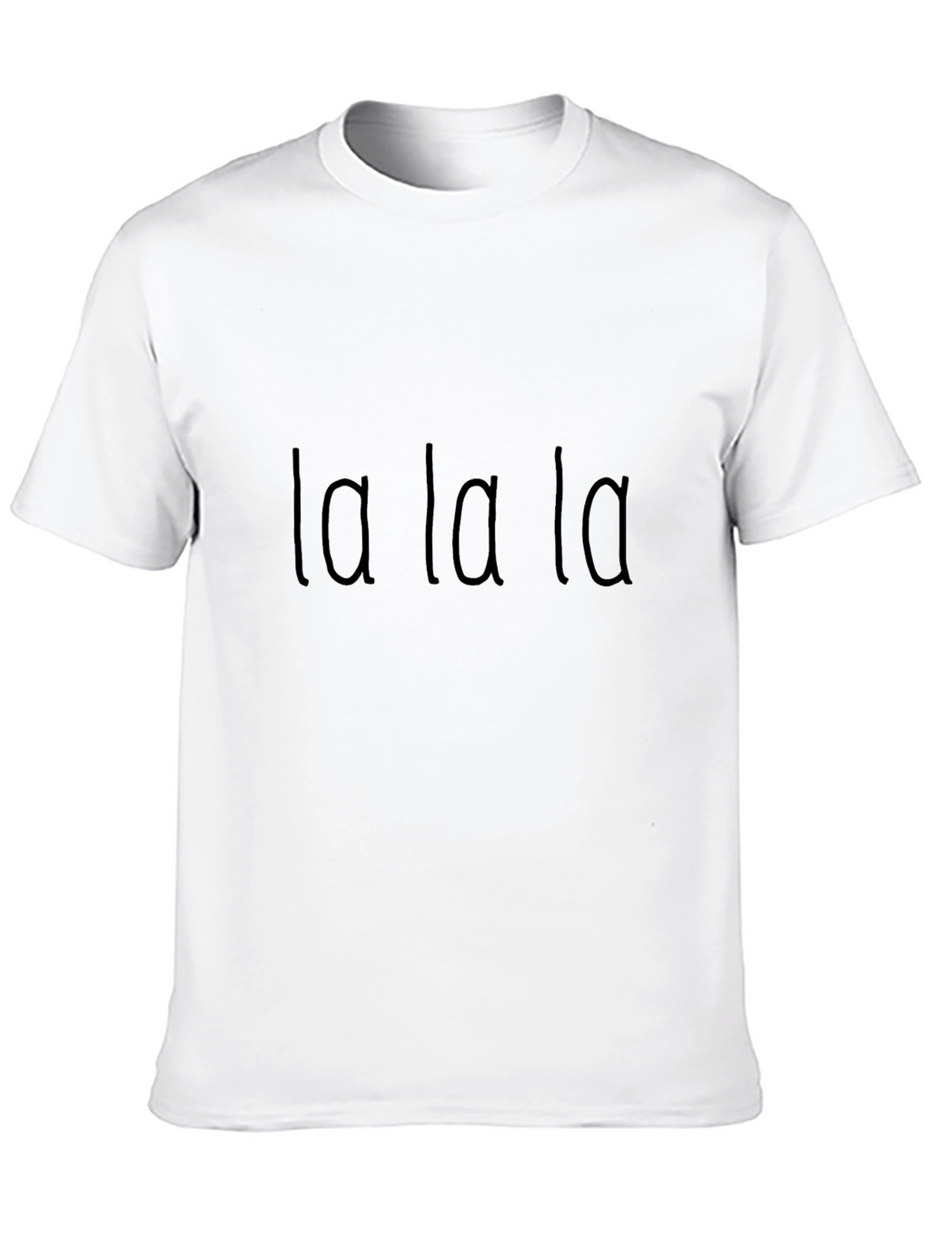 La La La Graphic Tee - Mens Black T-Shirt
