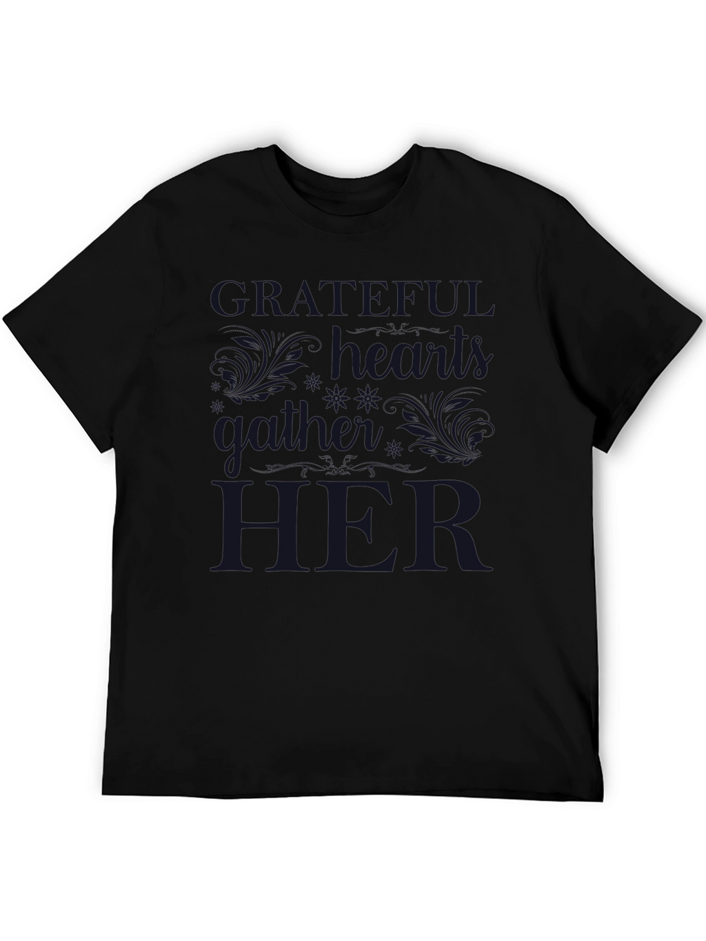 Grateful Hearts Gather Here Graphic T-Shirt