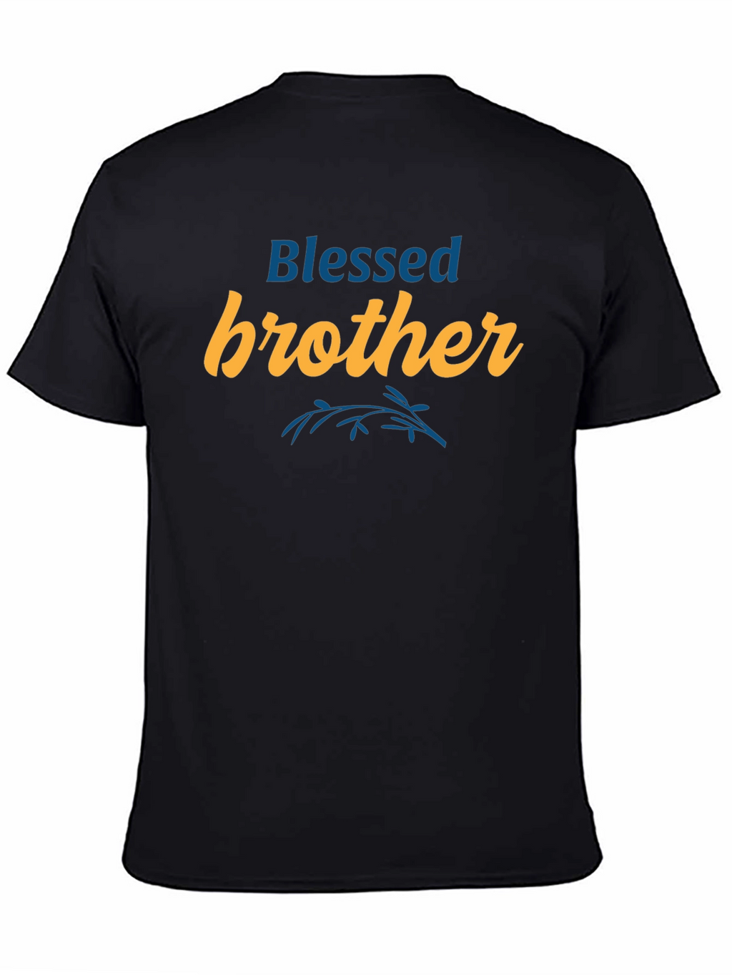 Blessed Brother Graphic Tee - Mens Black T-Shirt