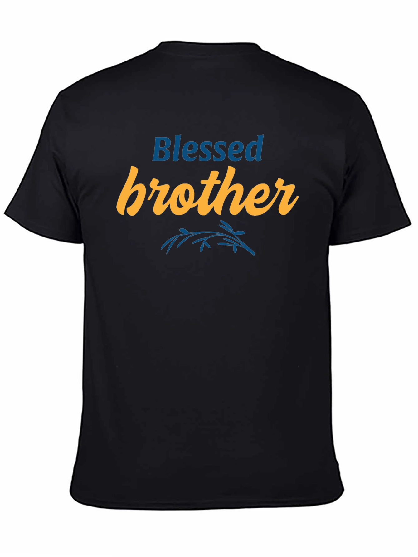 Blessed Brother Graphic Tee - Mens Black T-Shirt