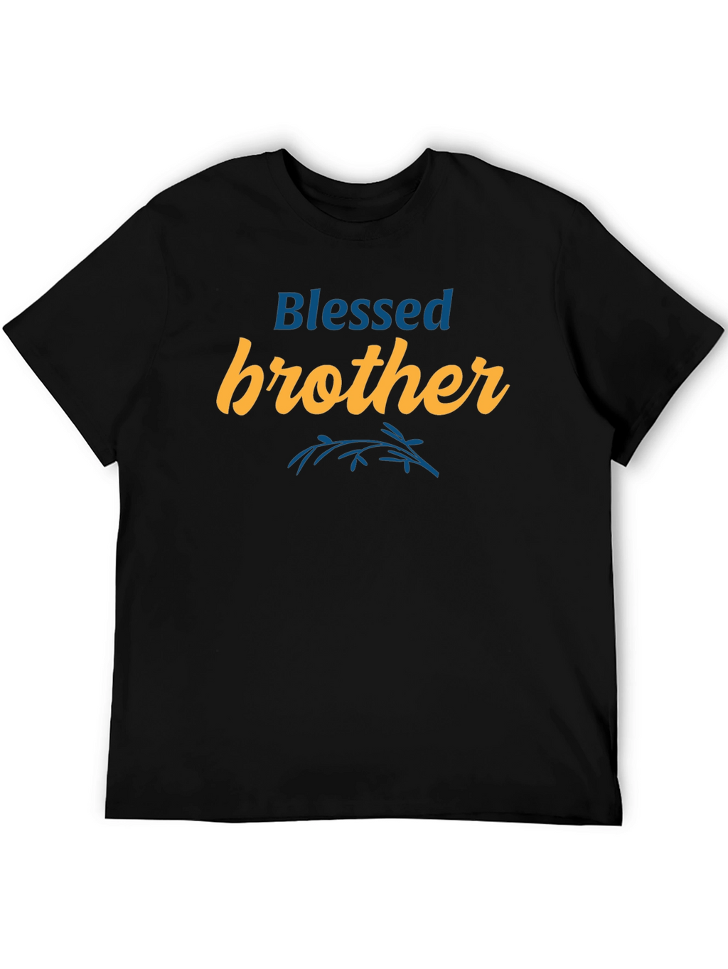 Blessed Brother Graphic Tee - Mens Black T-Shirt
