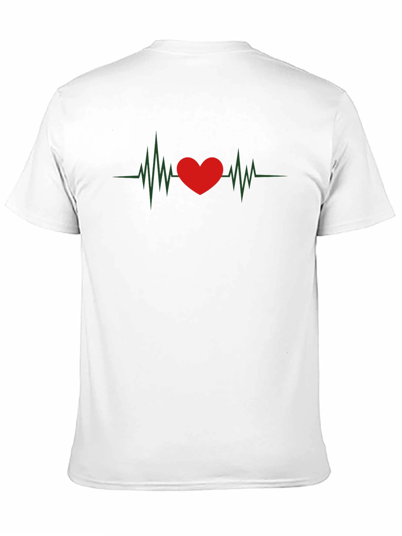 Heartbeat Graphic Tee - Love Pulse T-Shirt