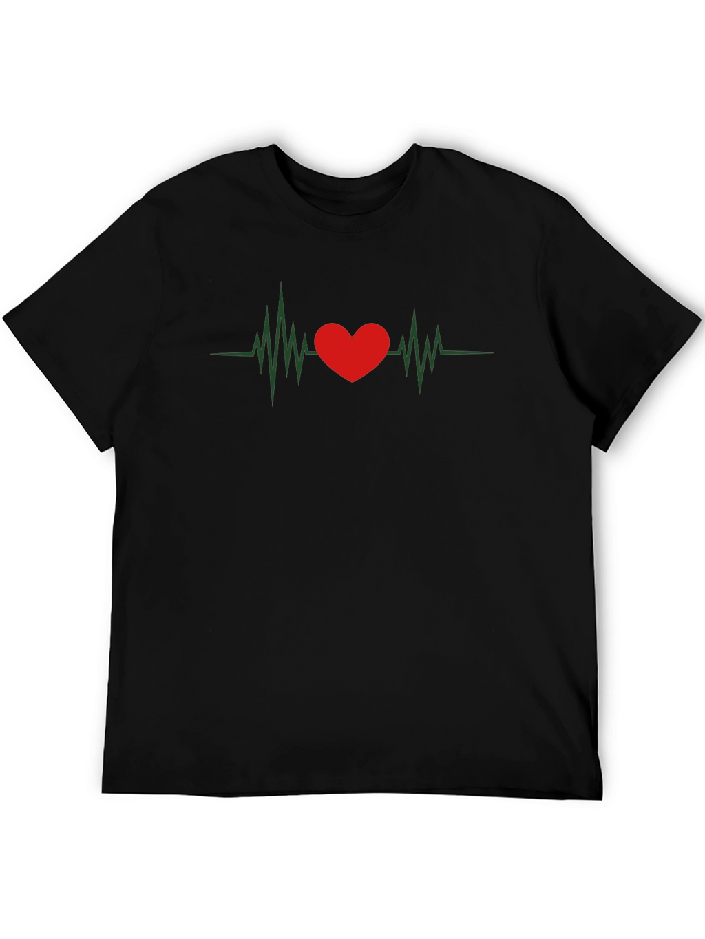 Heartbeat Graphic Tee - Love Pulse T-Shirt
