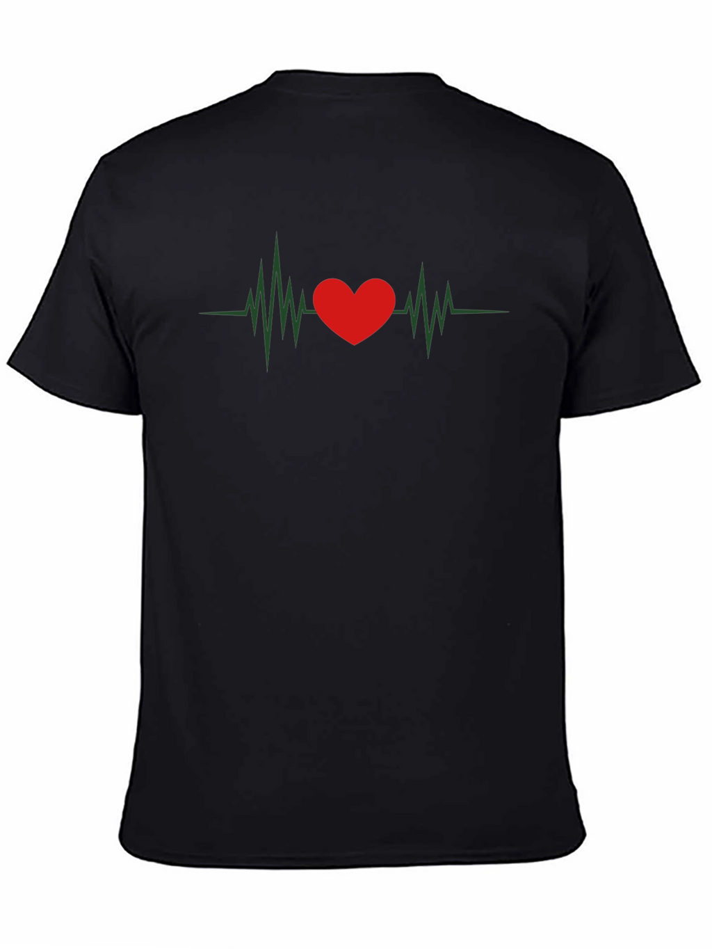 Heartbeat Graphic Tee - Love Pulse T-Shirt