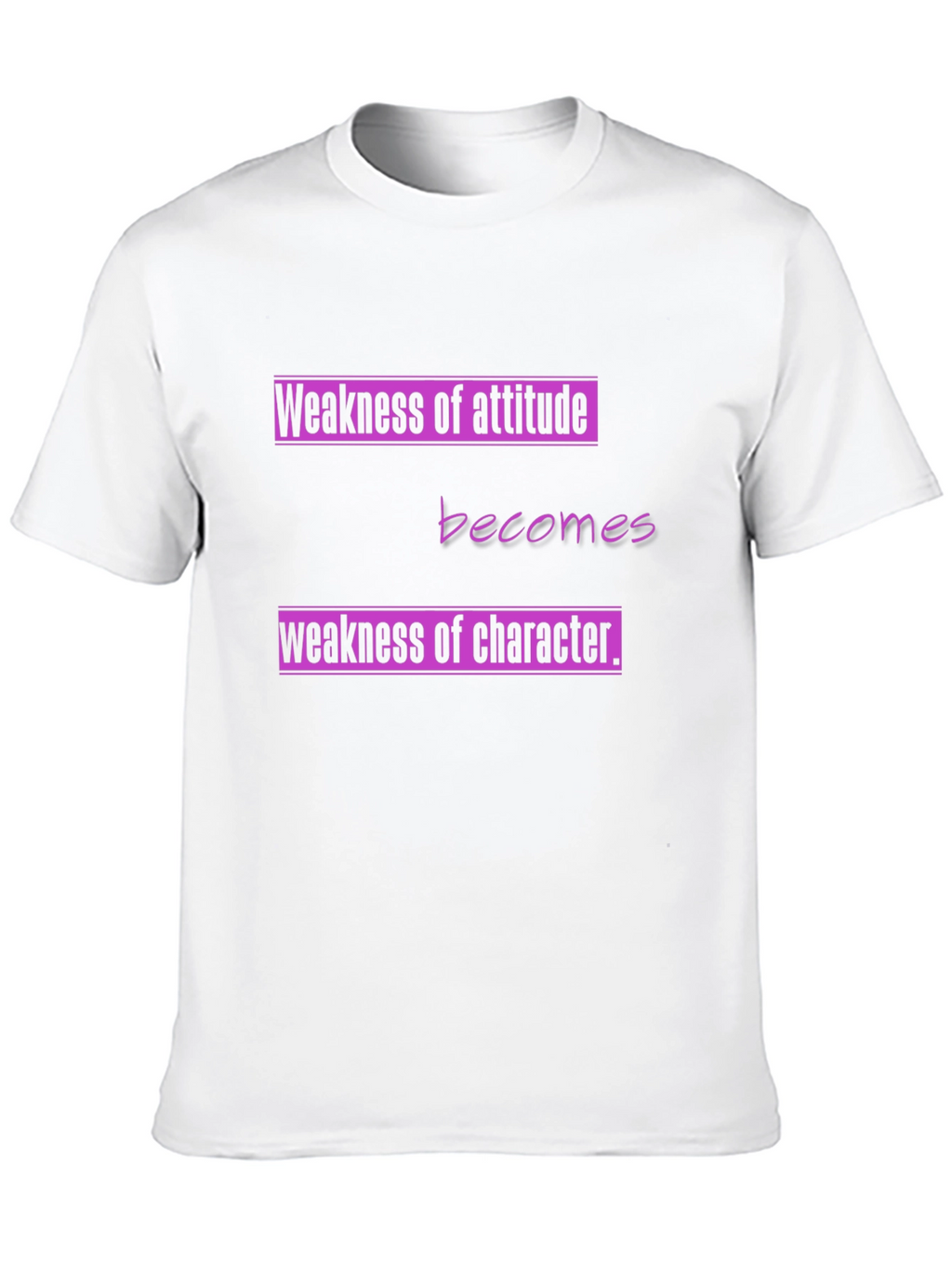 Attitude & Character Graphic Tee - Black