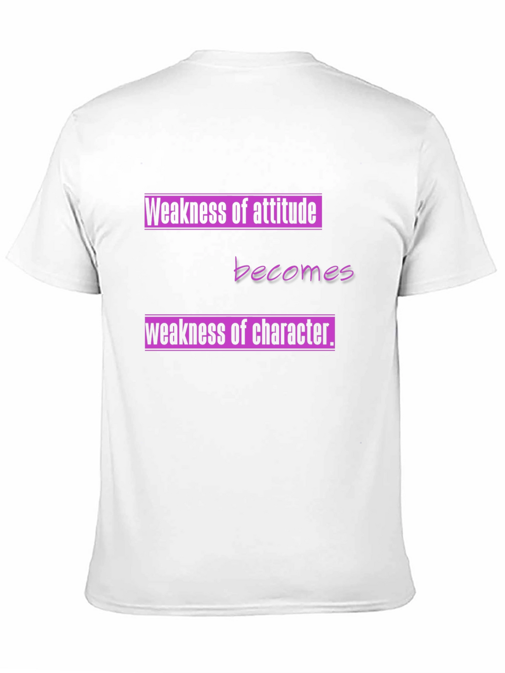 Attitude & Character Graphic Tee - Black