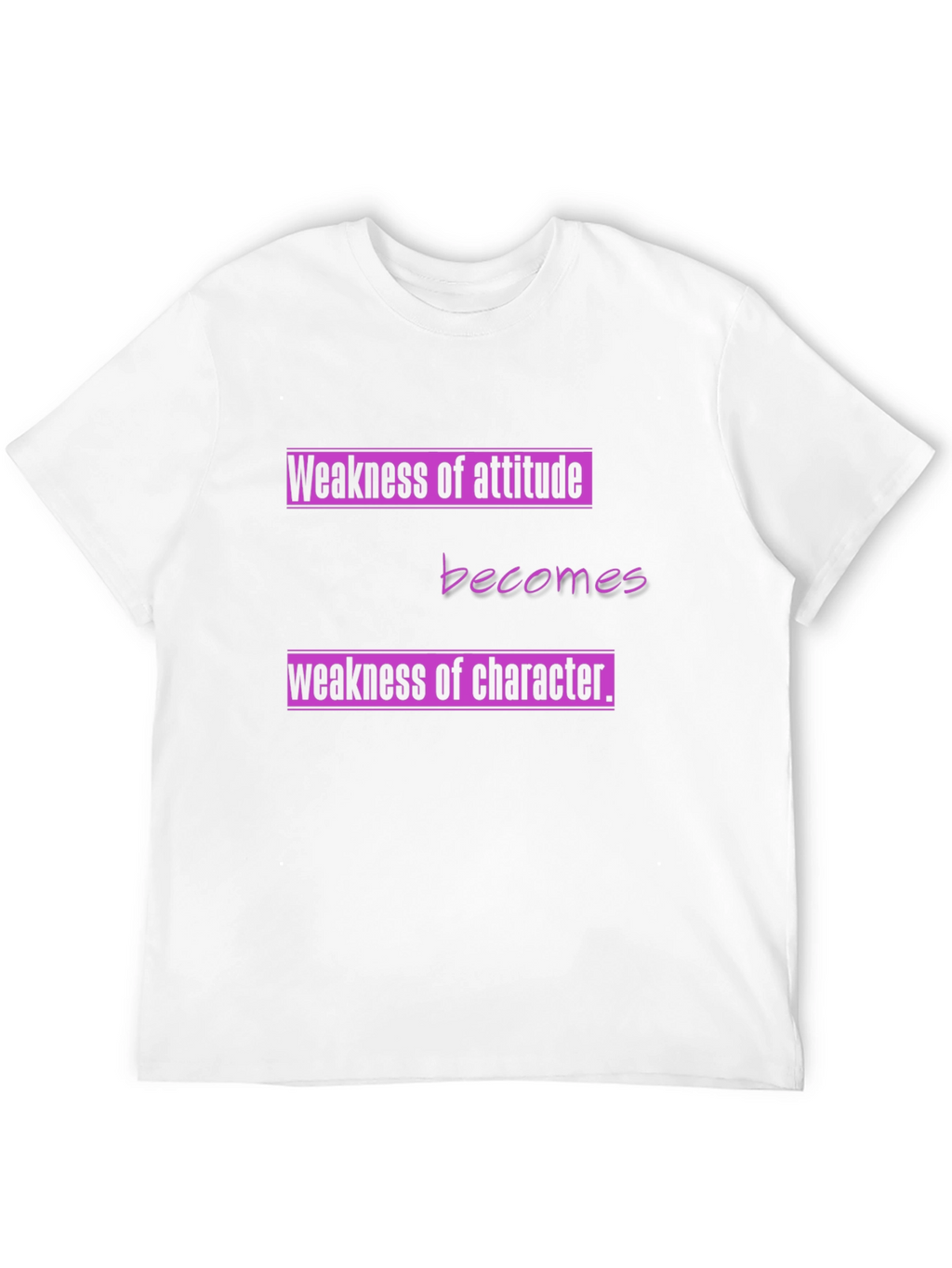 Attitude & Character Graphic Tee - Black