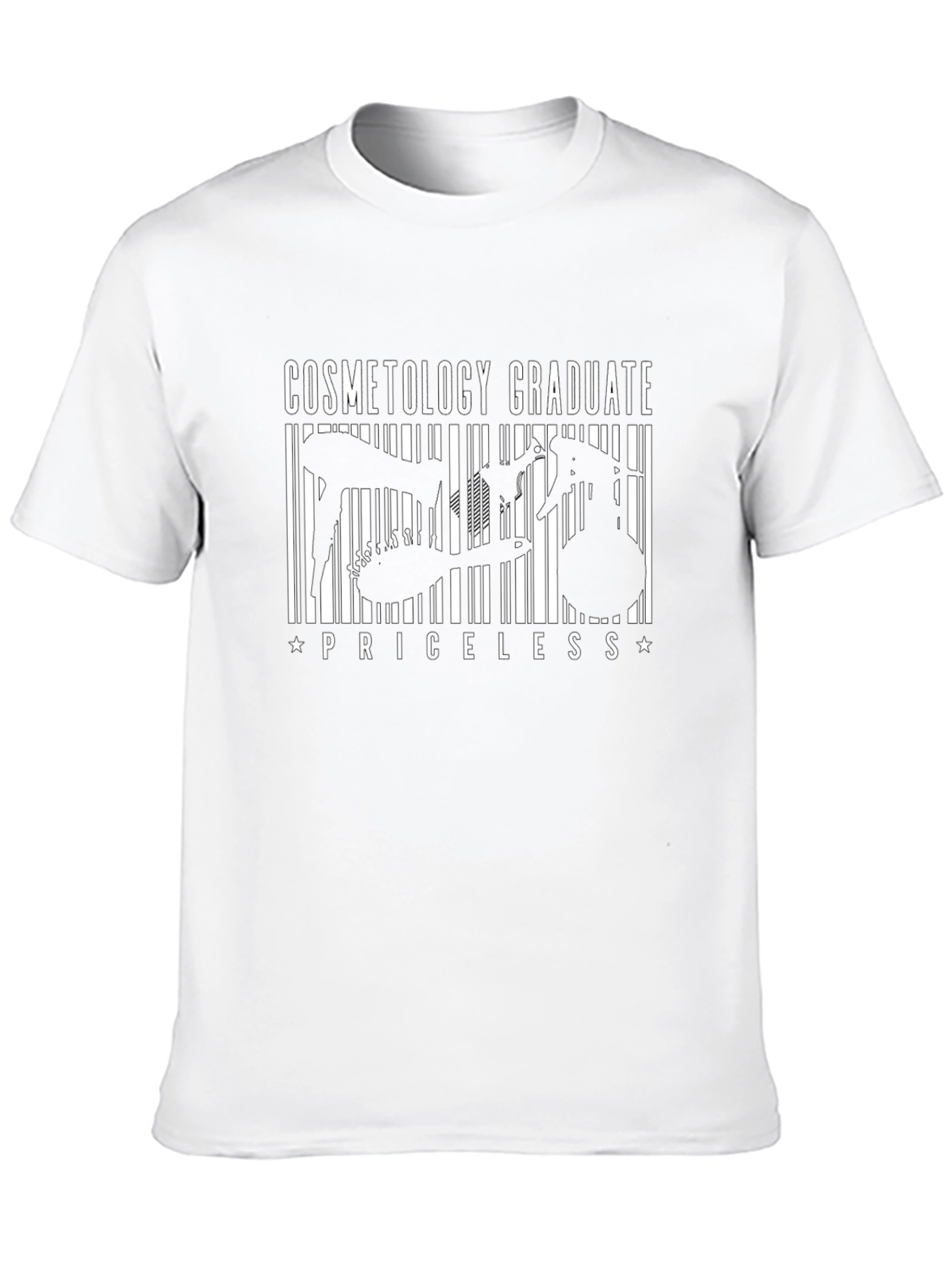 Cosmetology Graduate T-Shirt - Priceless Design