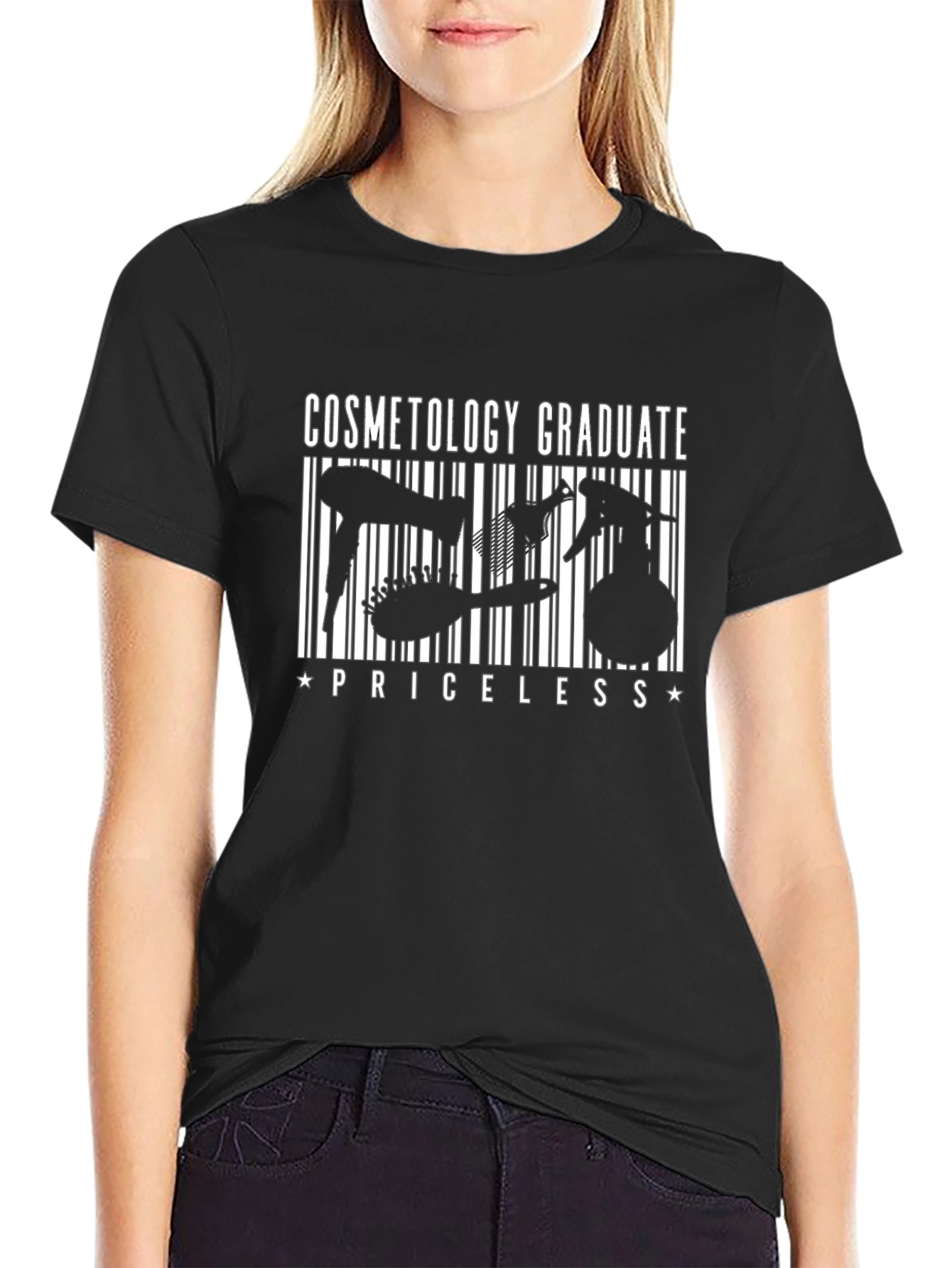 Cosmetology Graduate T-Shirt - Priceless Design
