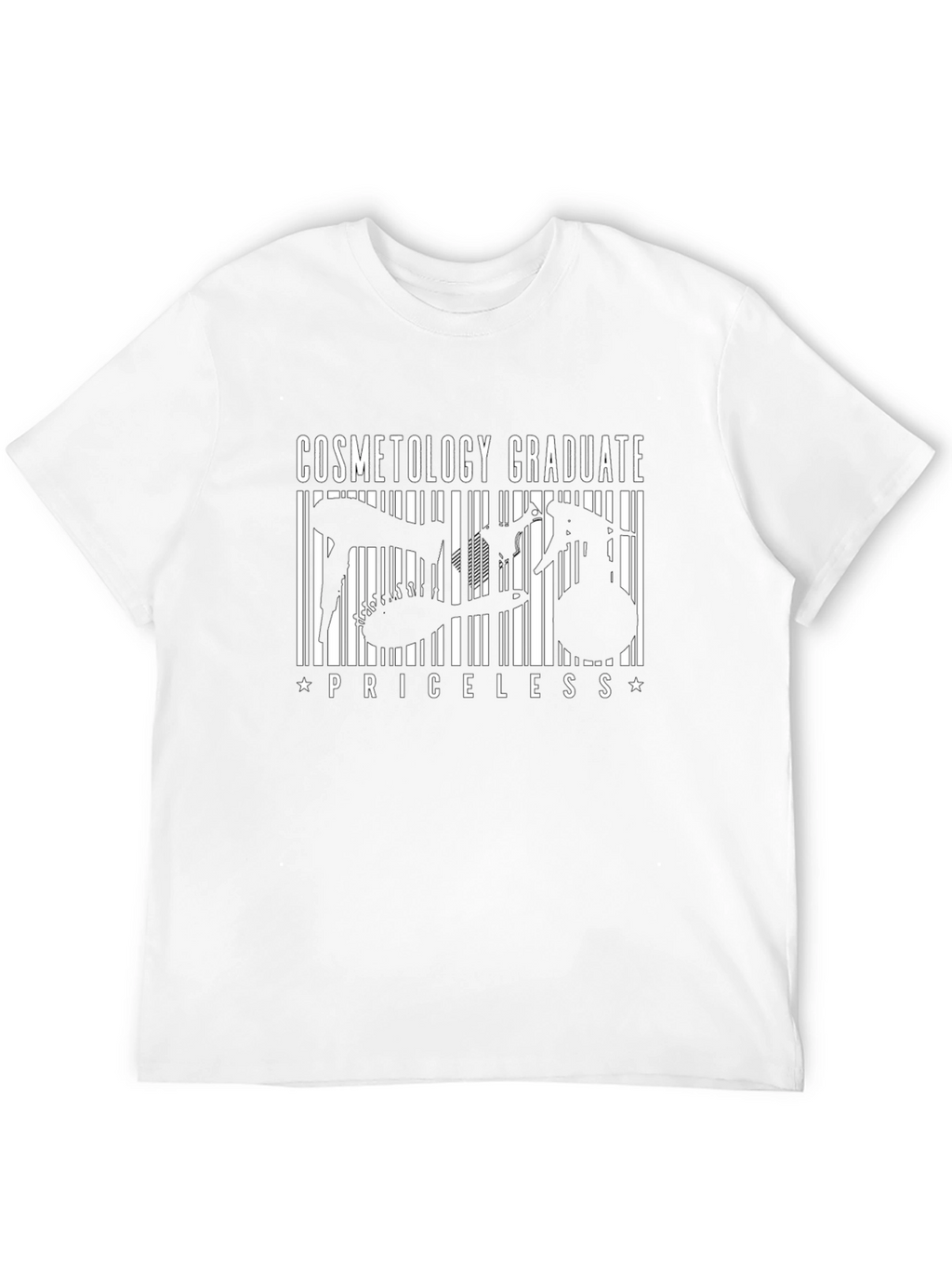 Cosmetology Graduate T-Shirt - Priceless Design