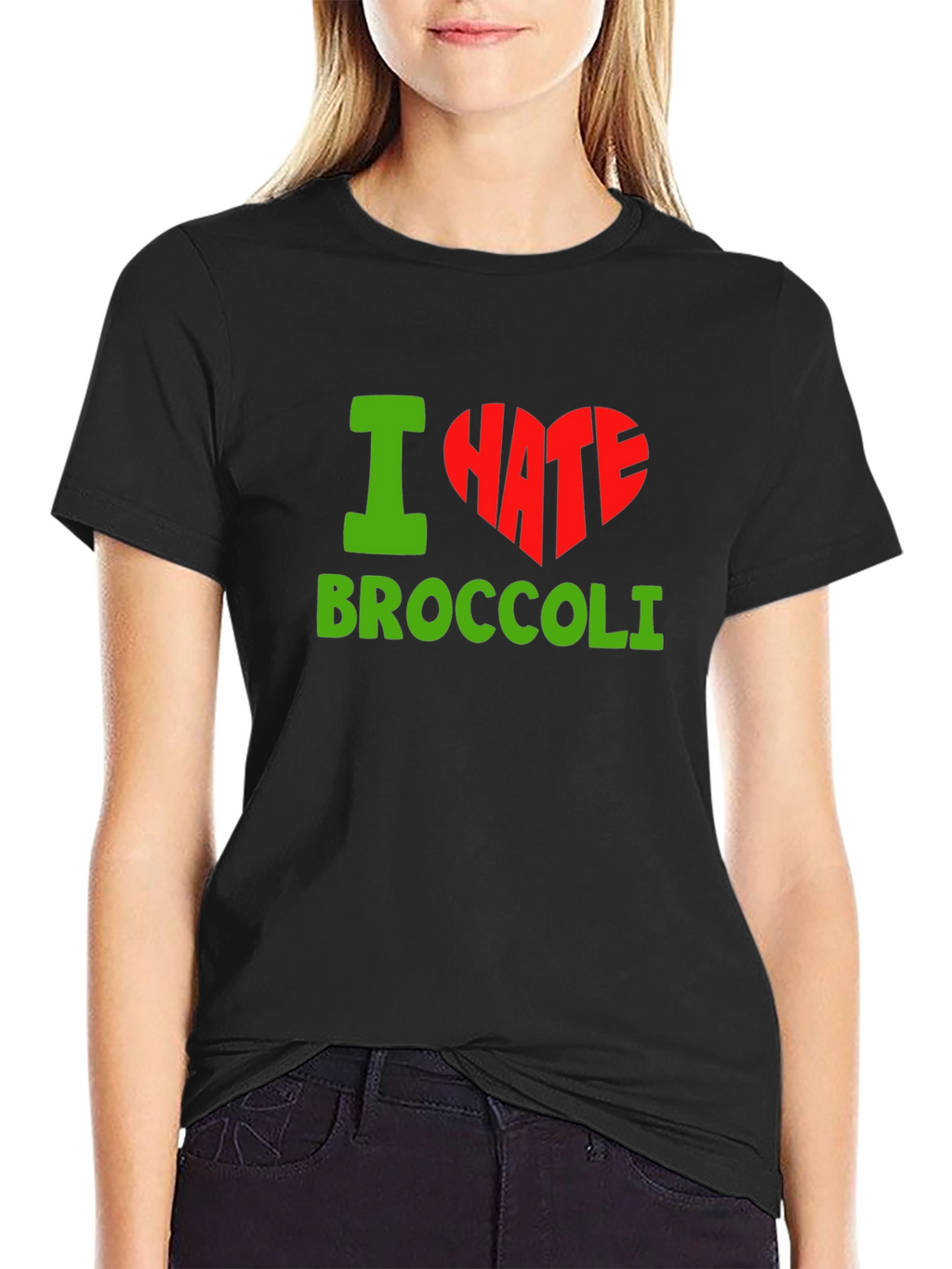 I Hate Broccoli T-Shirt - Funny Anti-Vegetable Tee
