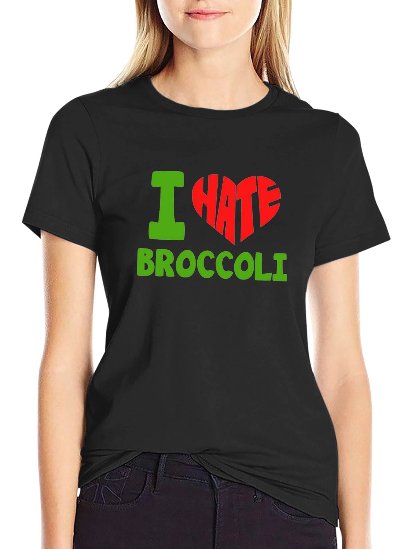 I Hate Broccoli T-Shirt - Funny Anti-Vegetable Tee