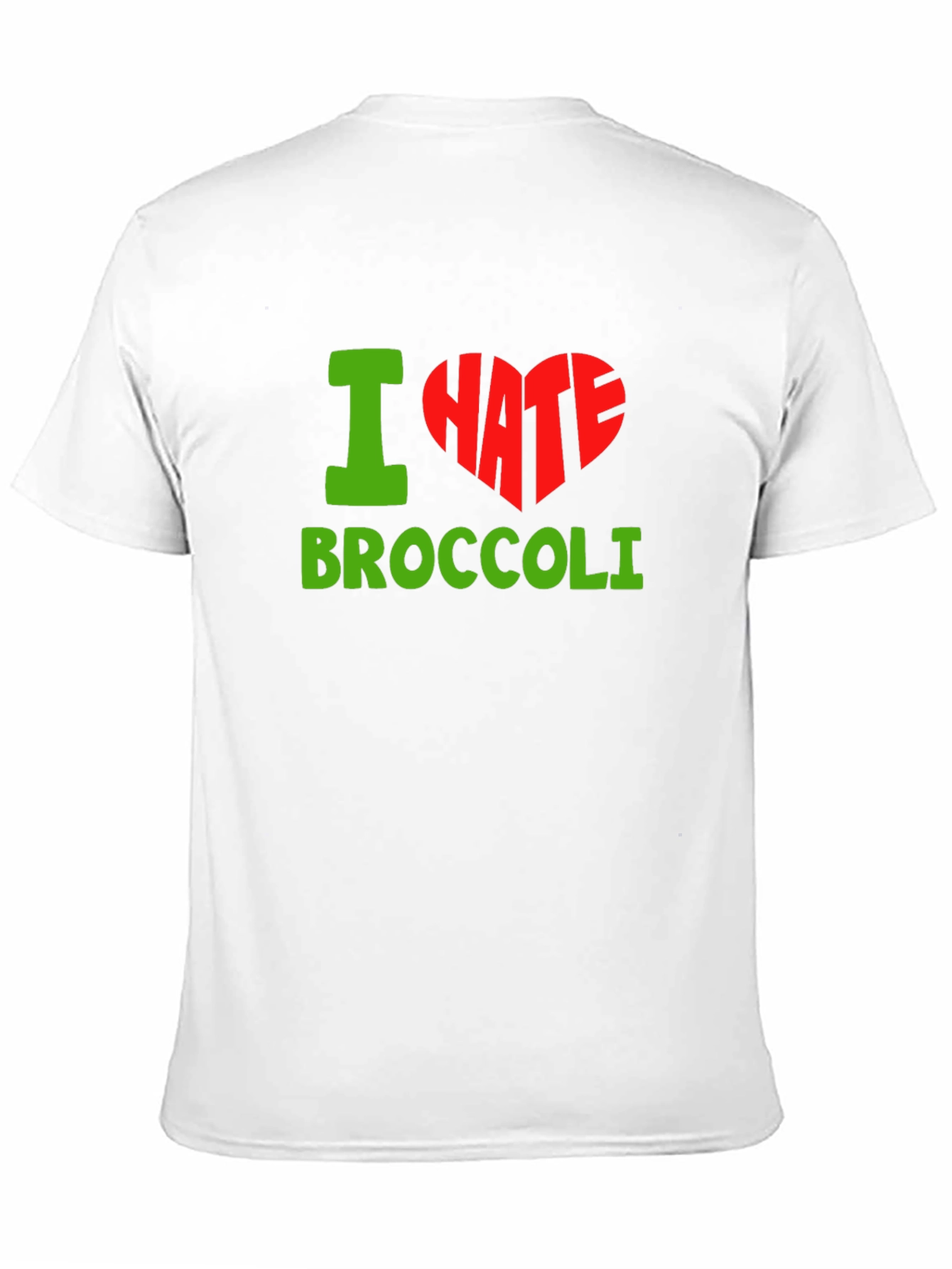 I Hate Broccoli T-Shirt - Funny Anti-Vegetable Tee