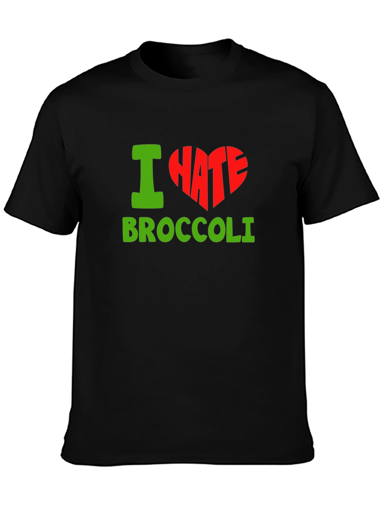I Hate Broccoli T-Shirt - Funny Anti-Vegetable Tee
