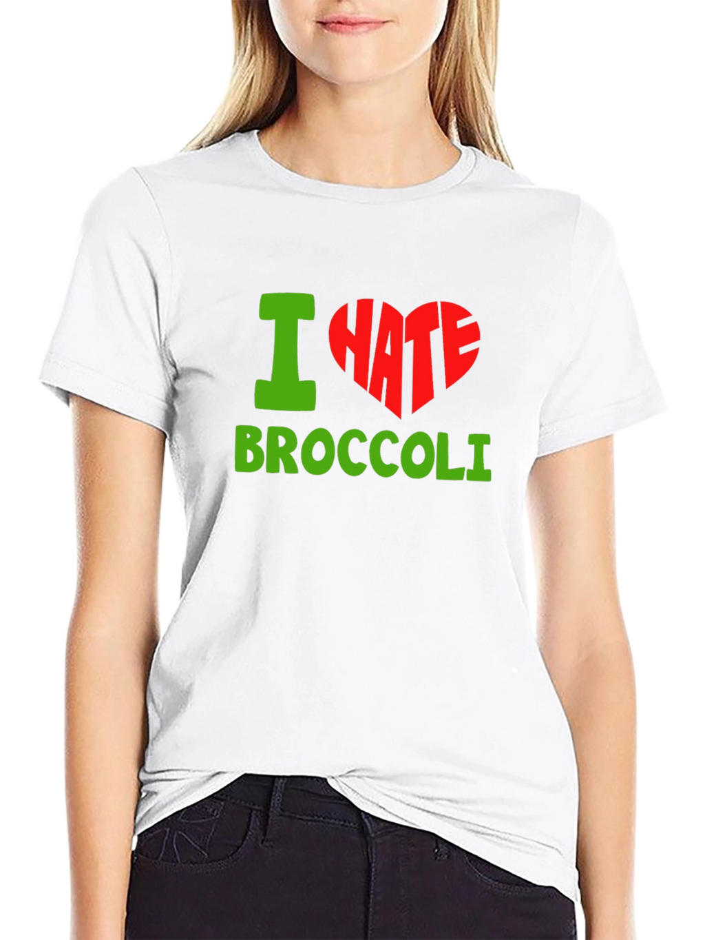 I Hate Broccoli T-Shirt - Funny Anti-Vegetable Tee