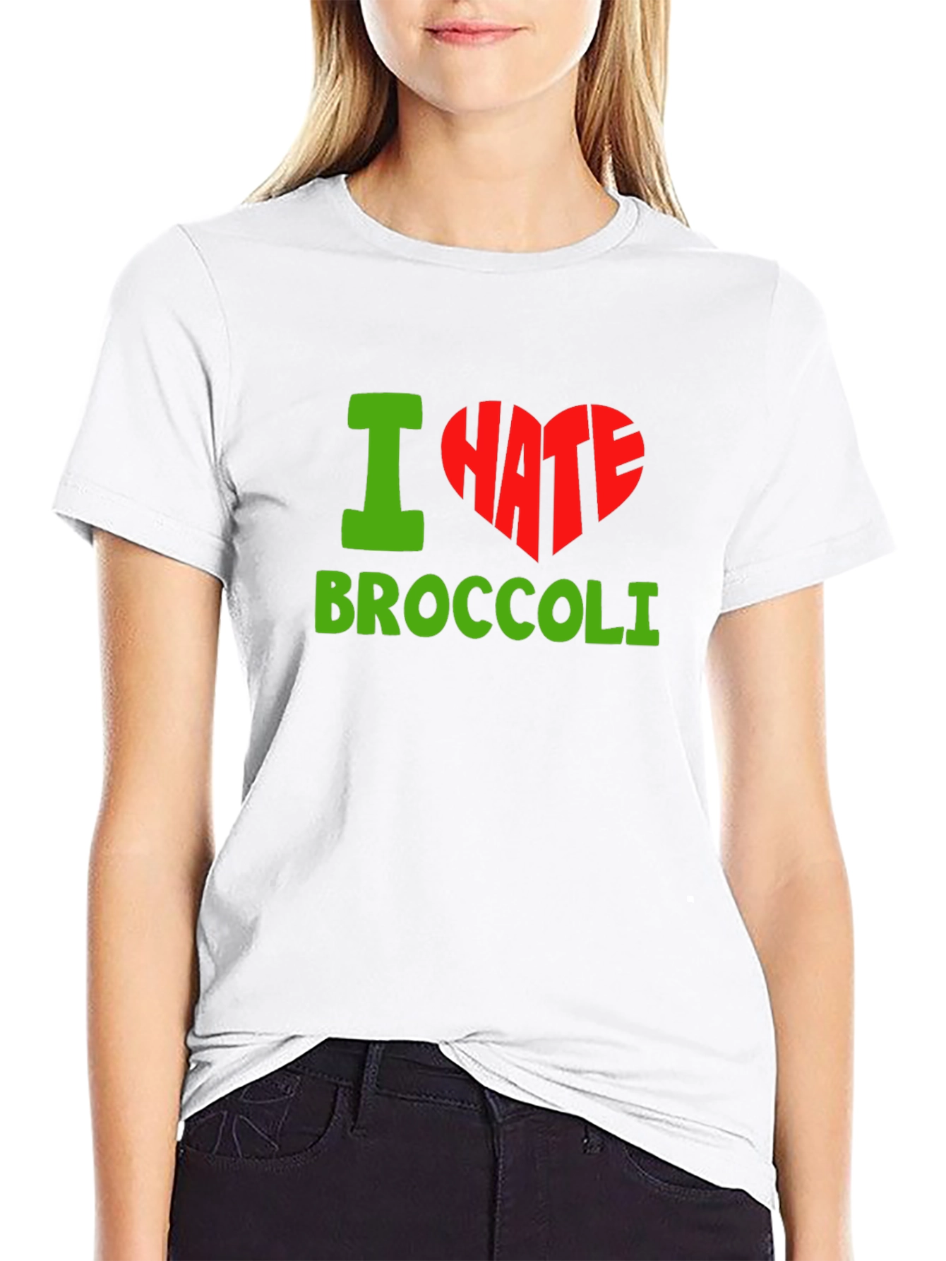 I Hate Broccoli T-Shirt - Funny Anti-Vegetable Tee