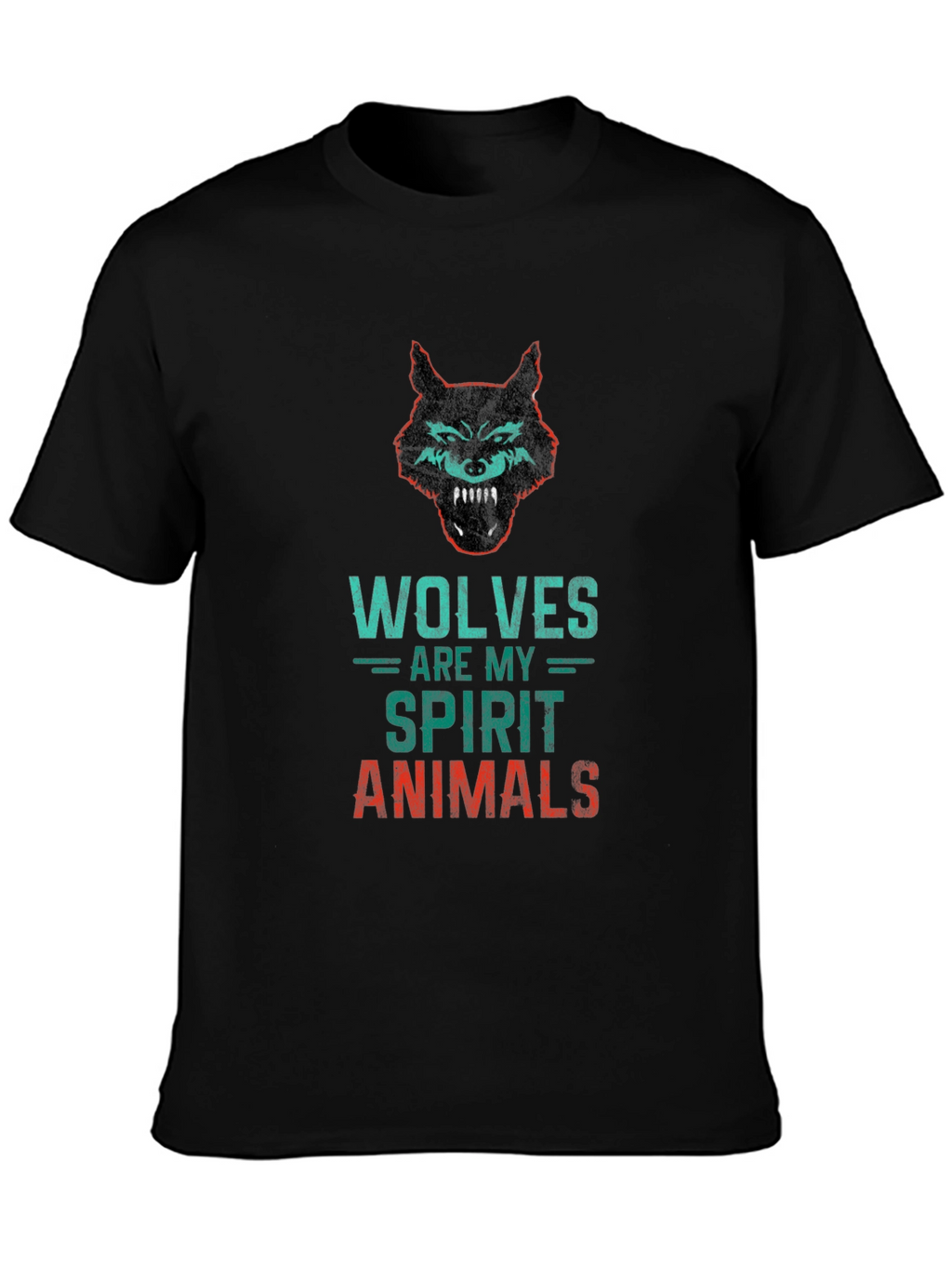 Wolves Spirit Animals Graphic T-Shirt