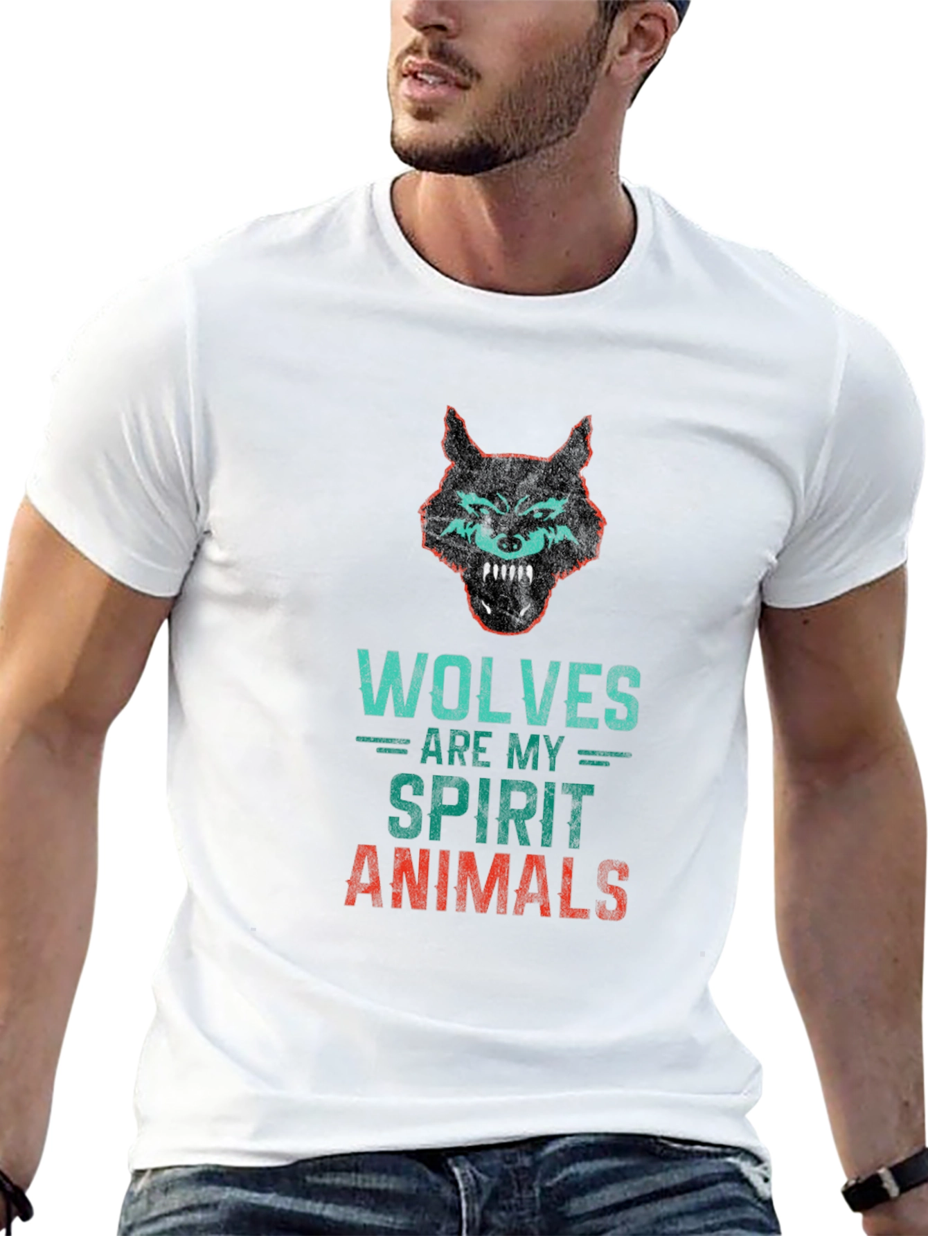 Wolves Spirit Animals Graphic T-Shirt