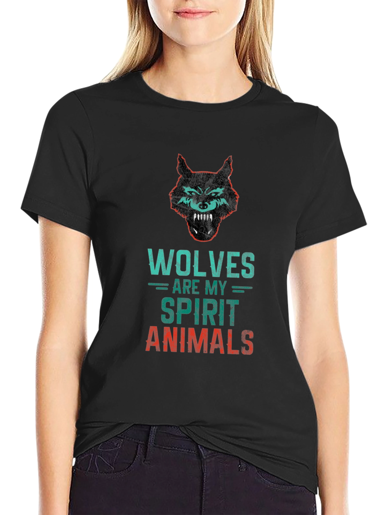 Wolves Spirit Animals Graphic T-Shirt