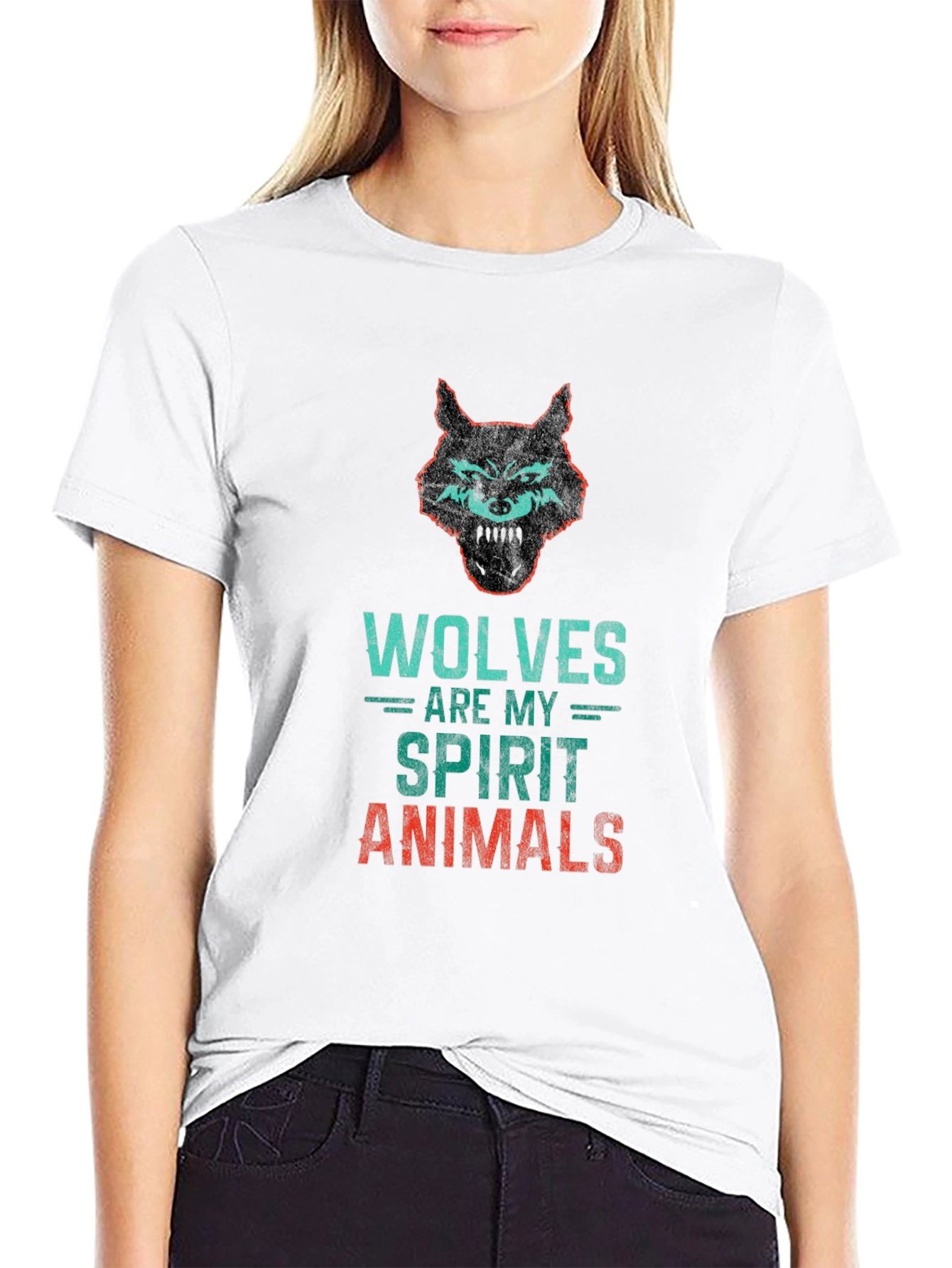 Wolves Spirit Animals Graphic T-Shirt
