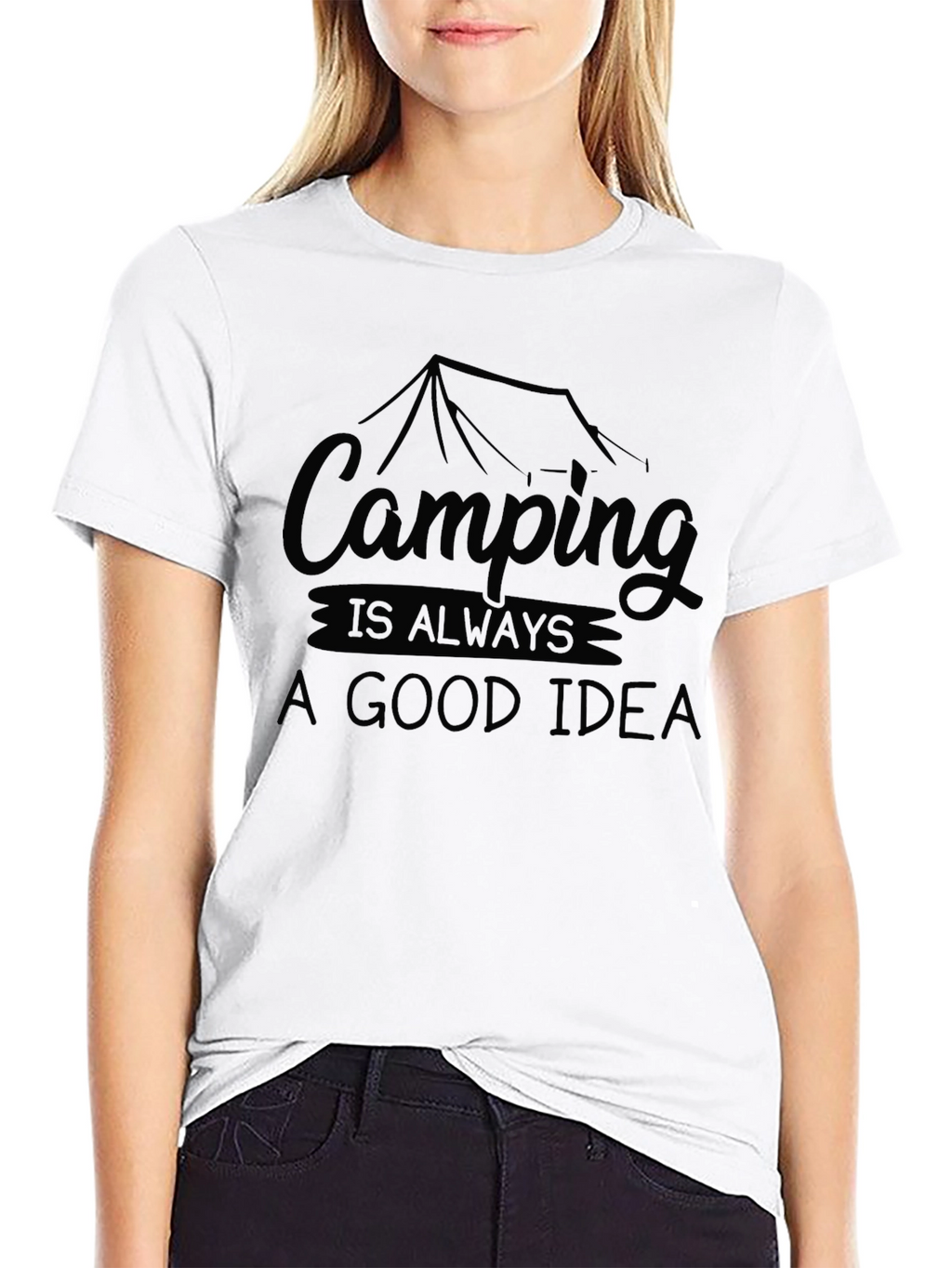 Camping is Always a Good Idea Graphic Tee