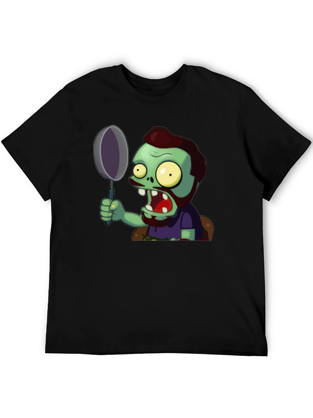 Zombie with Frying Pan Graphic Tee