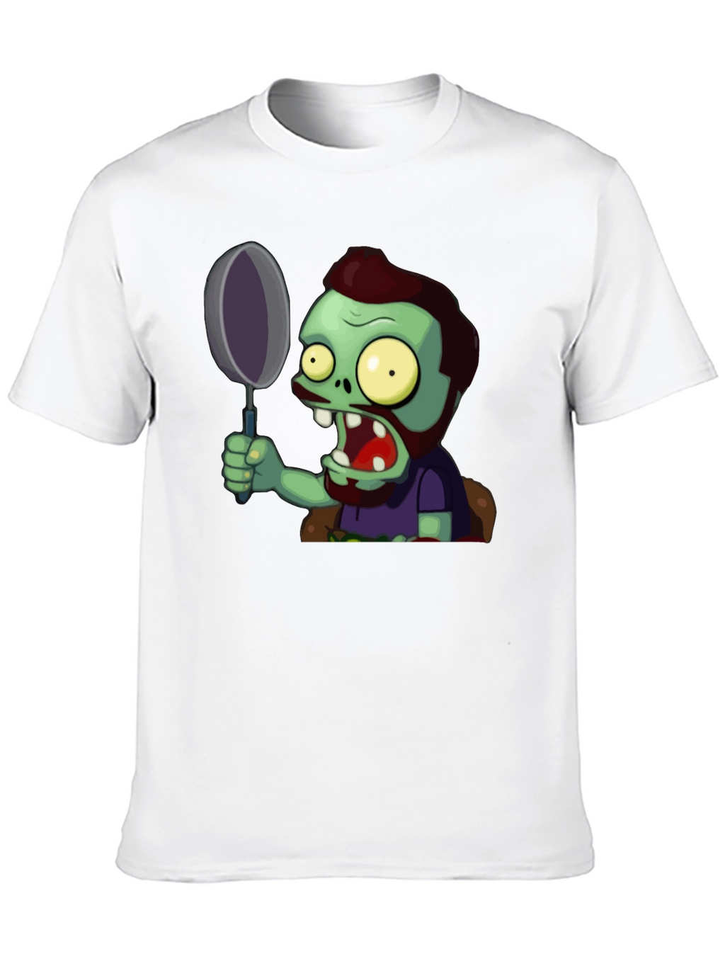 Zombie with Frying Pan Graphic Tee