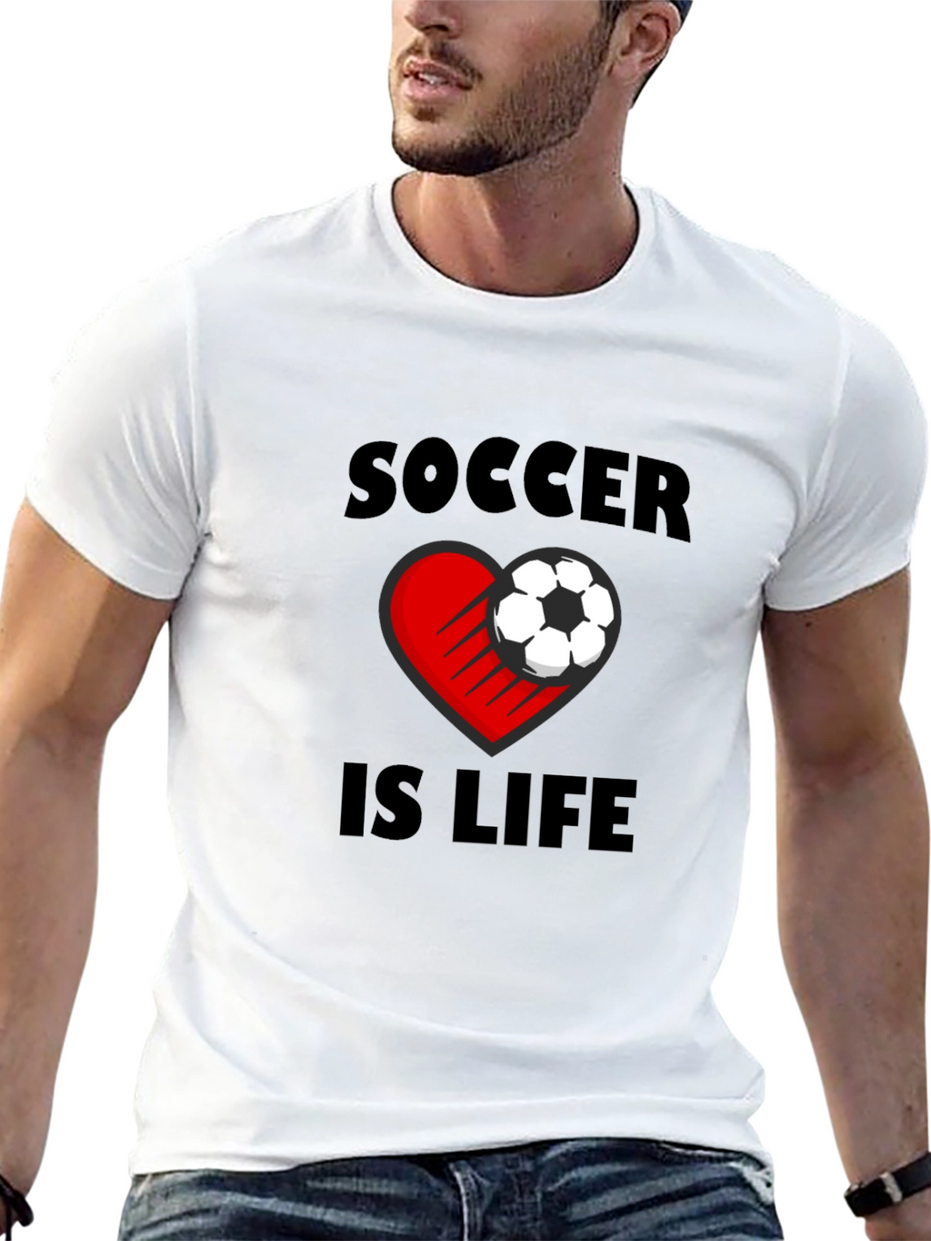 Soccer is Life Graphic T-Shirt