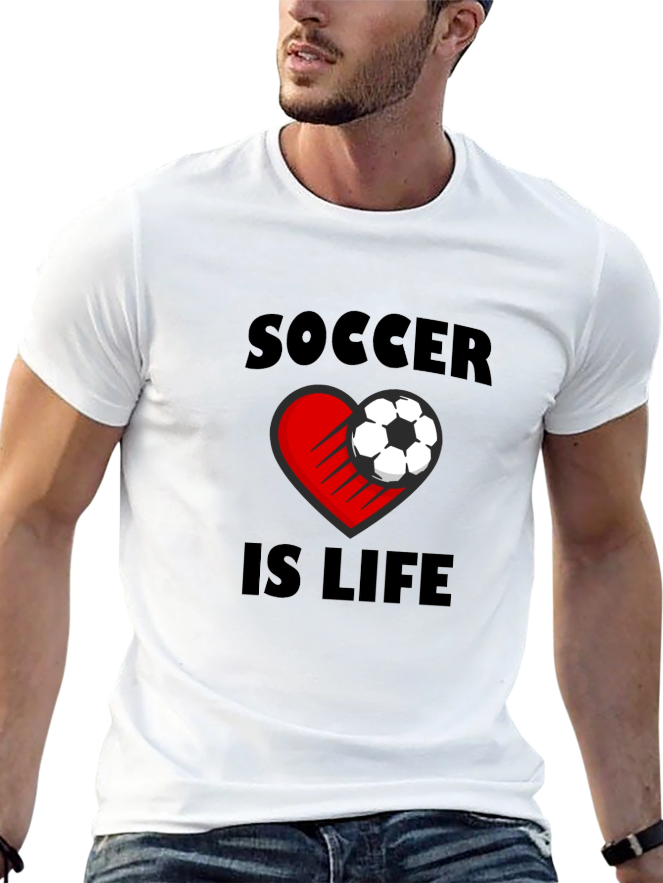 Soccer is Life Graphic T-Shirt