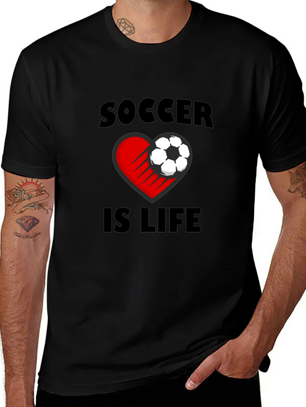 Soccer is Life Graphic T-Shirt
