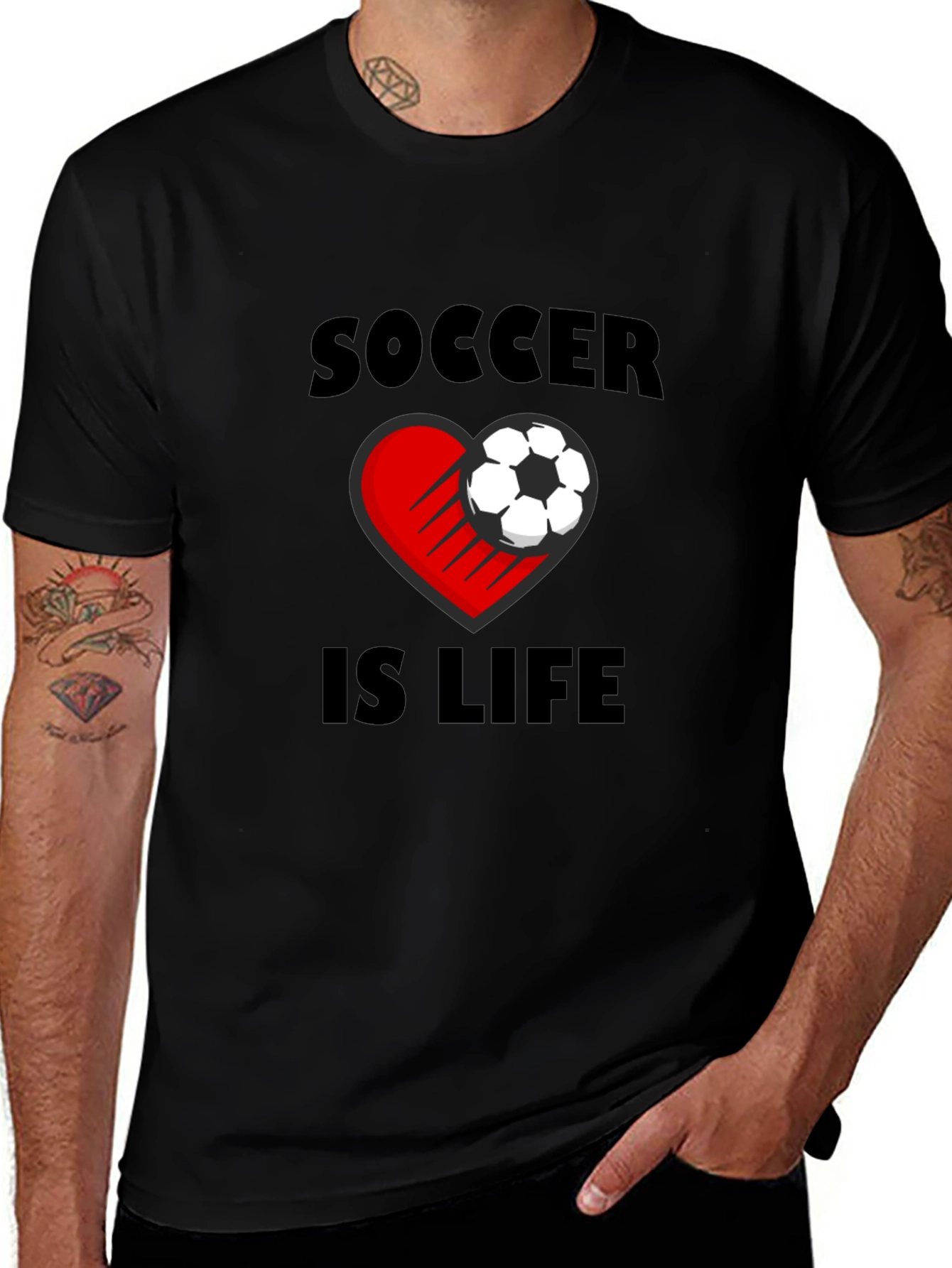 Soccer is Life Graphic T-Shirt