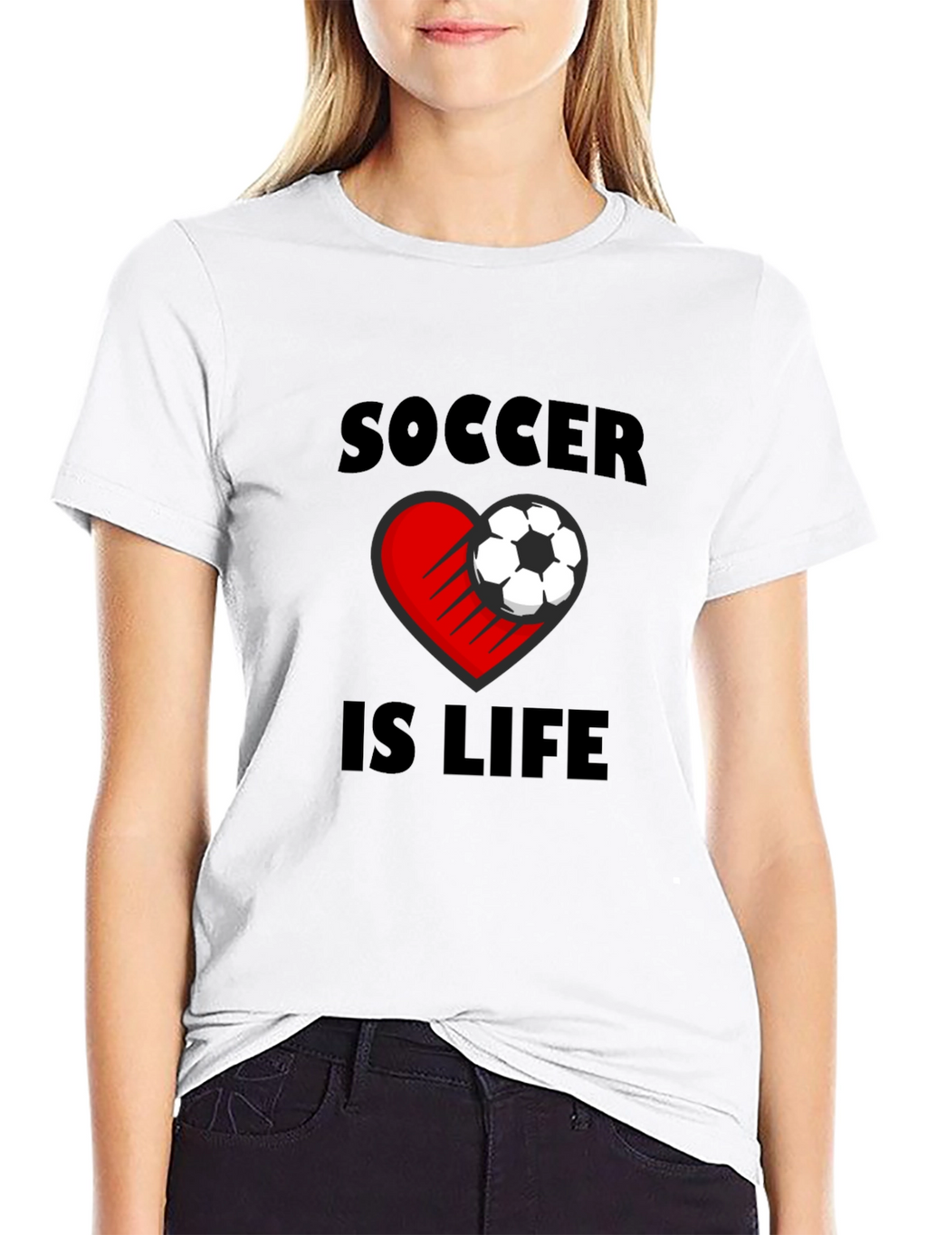 Soccer is Life Graphic T-Shirt