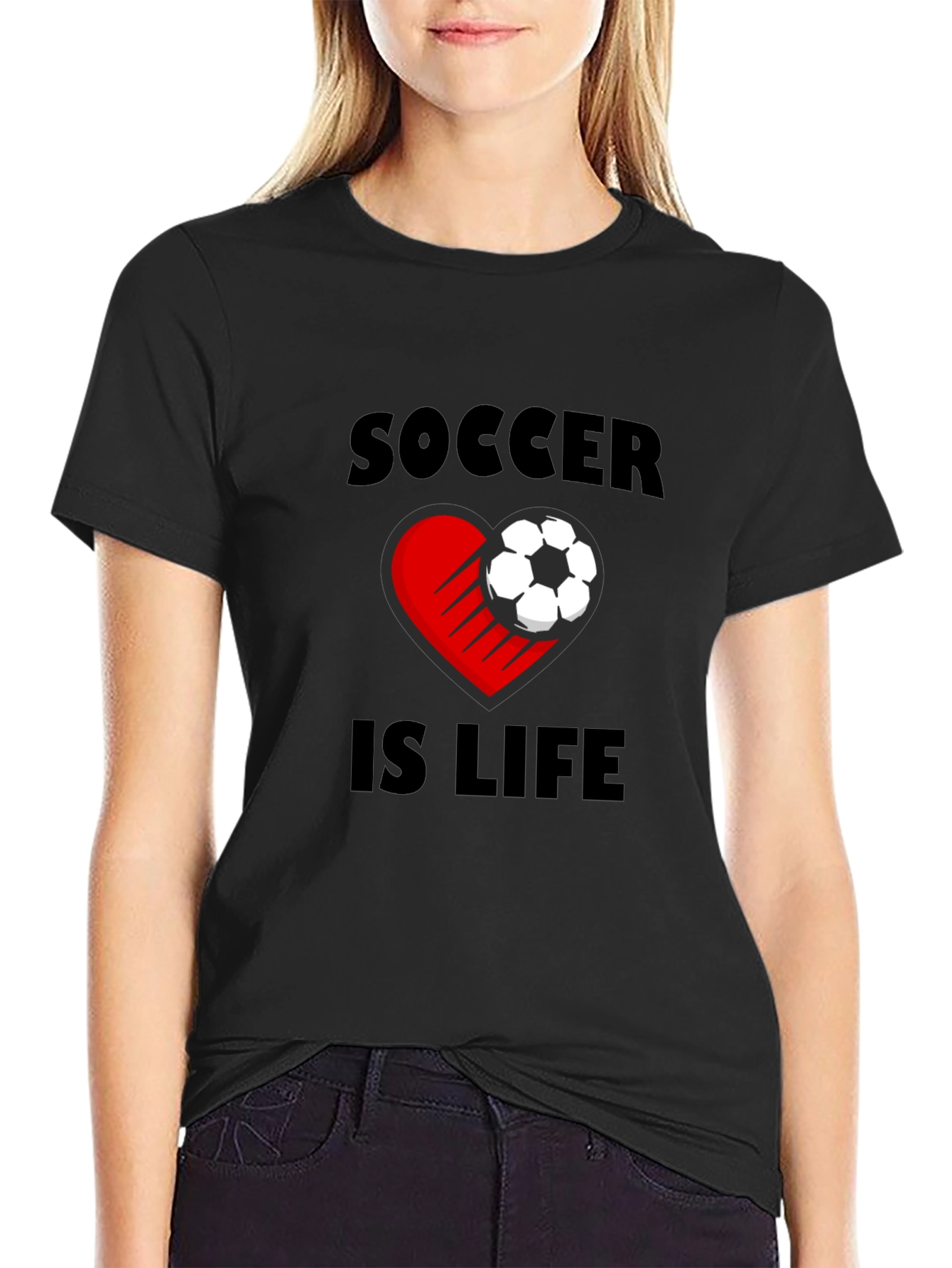 Soccer is Life Graphic T-Shirt