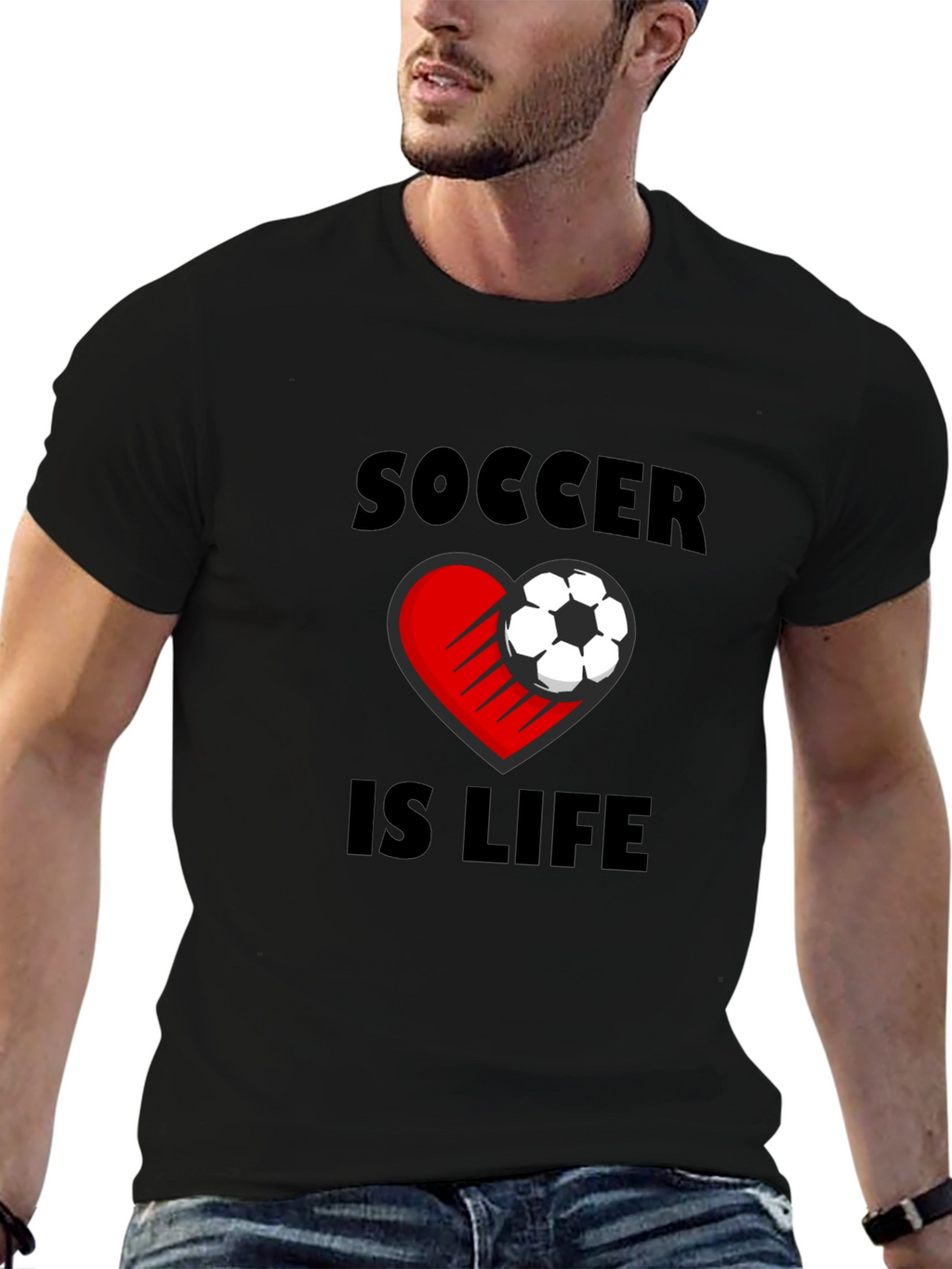 Soccer is Life Graphic T-Shirt