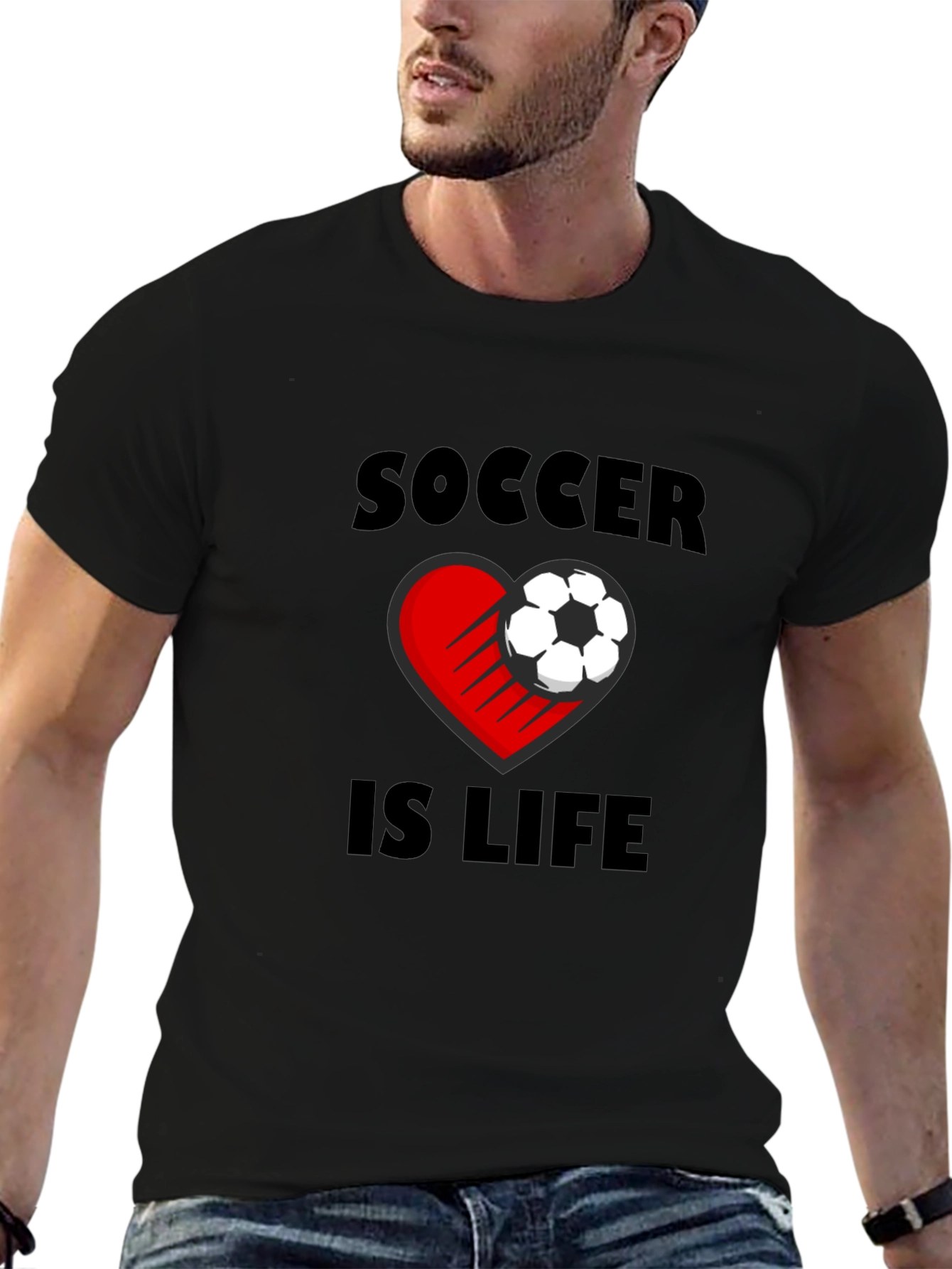 Soccer is Life Graphic T-Shirt