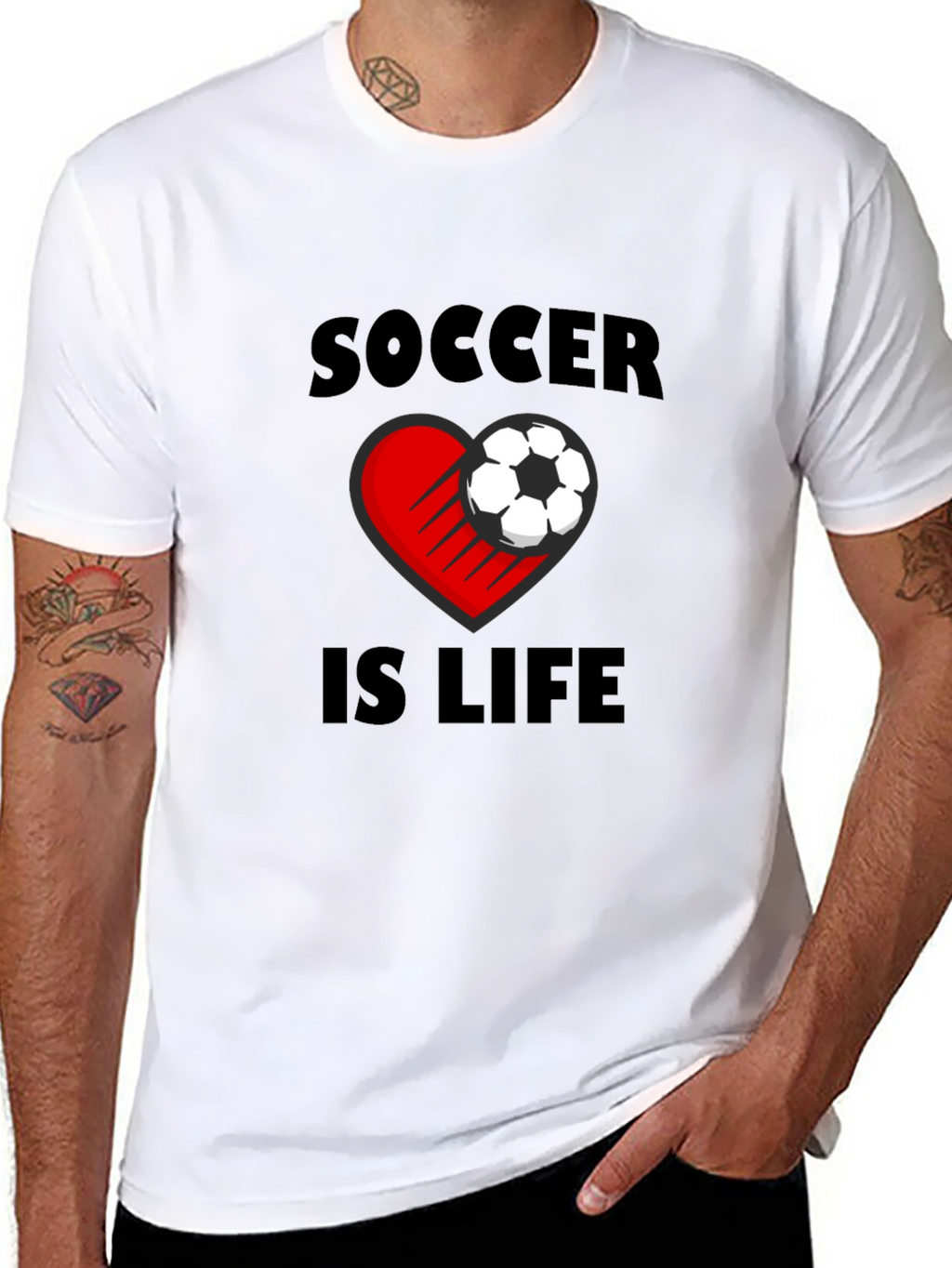Soccer is Life Graphic T-Shirt