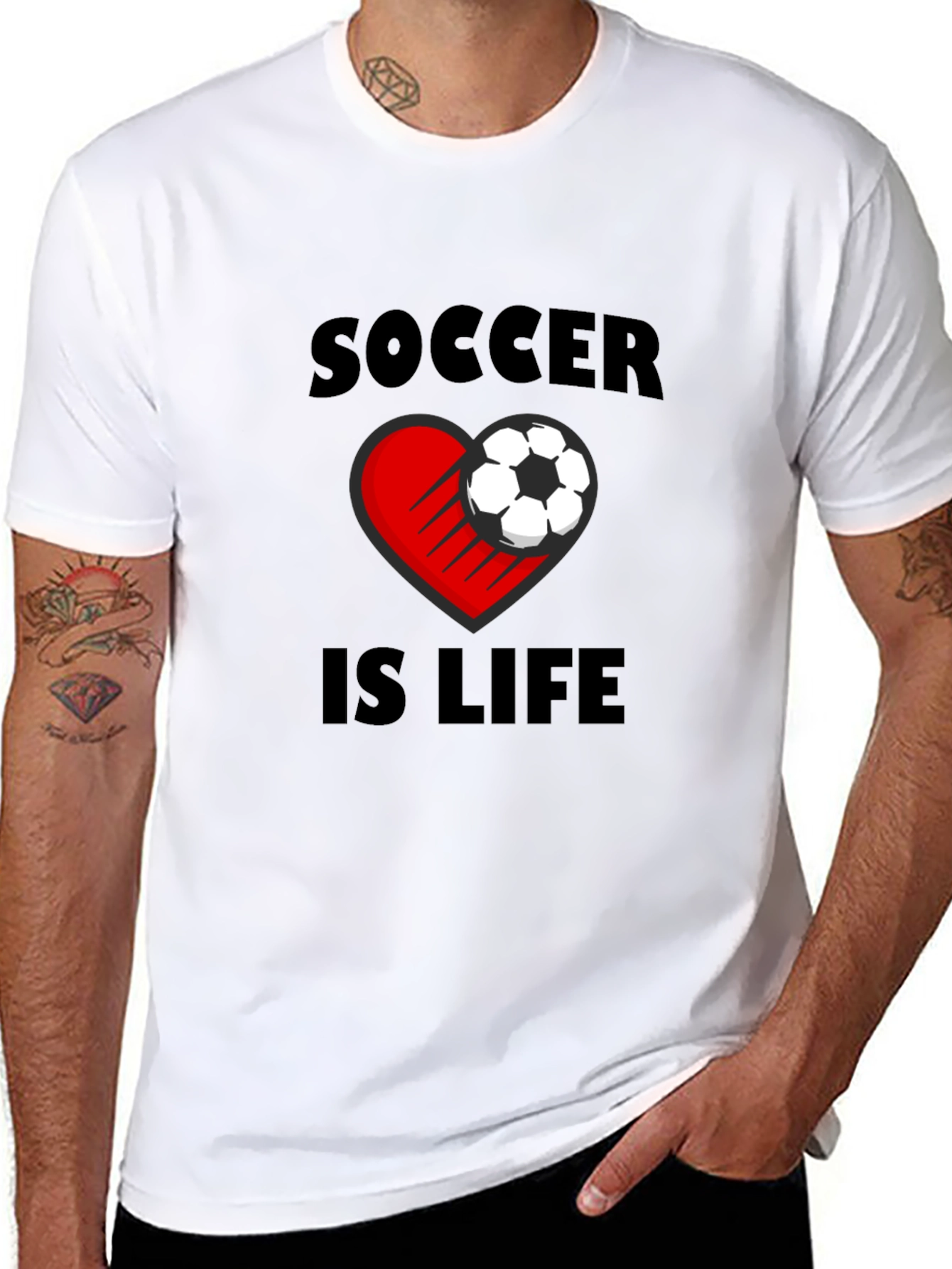 Soccer is Life Graphic T-Shirt