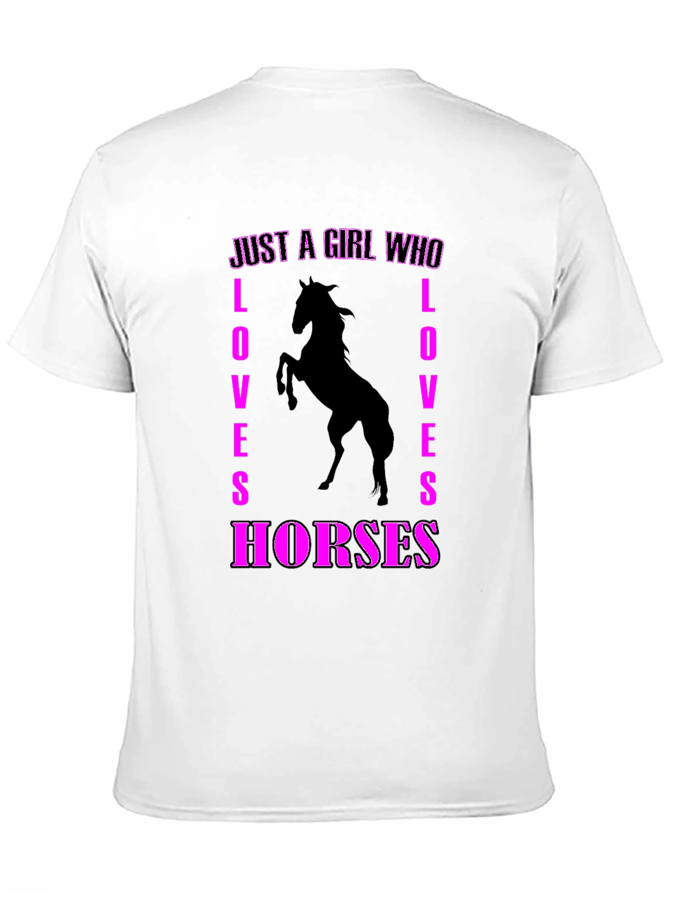 Just A Girl Who Loves Horses Graphic Tee