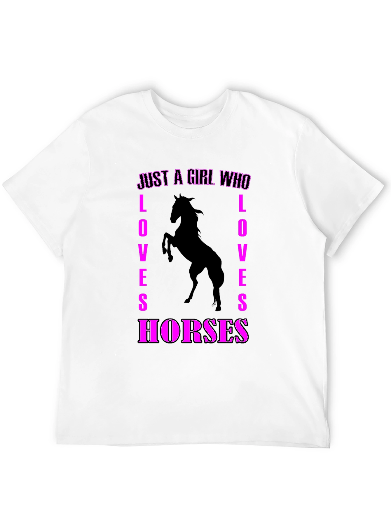 Just A Girl Who Loves Horses Graphic Tee