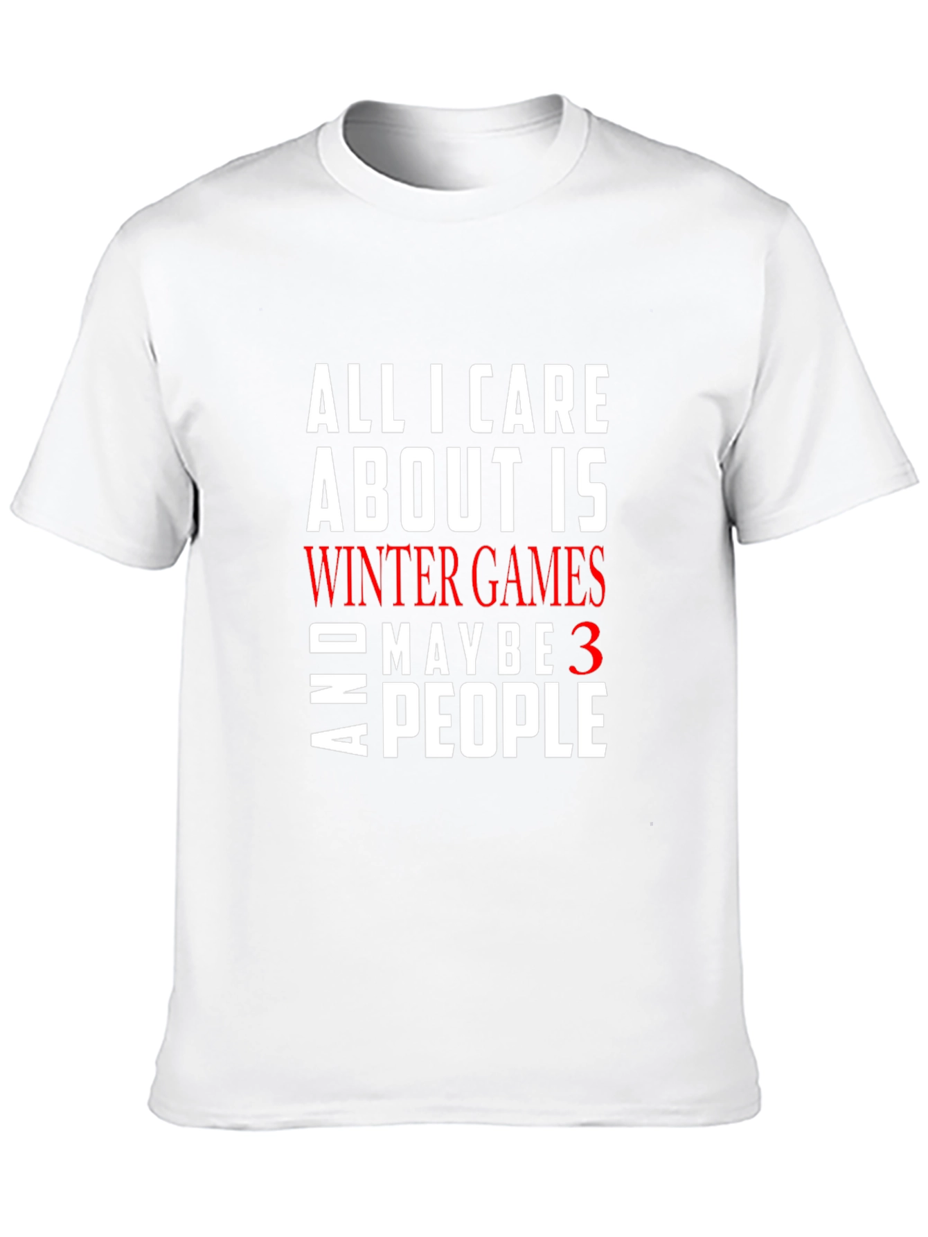 Funny Winter Games T-Shirt Limited Edition