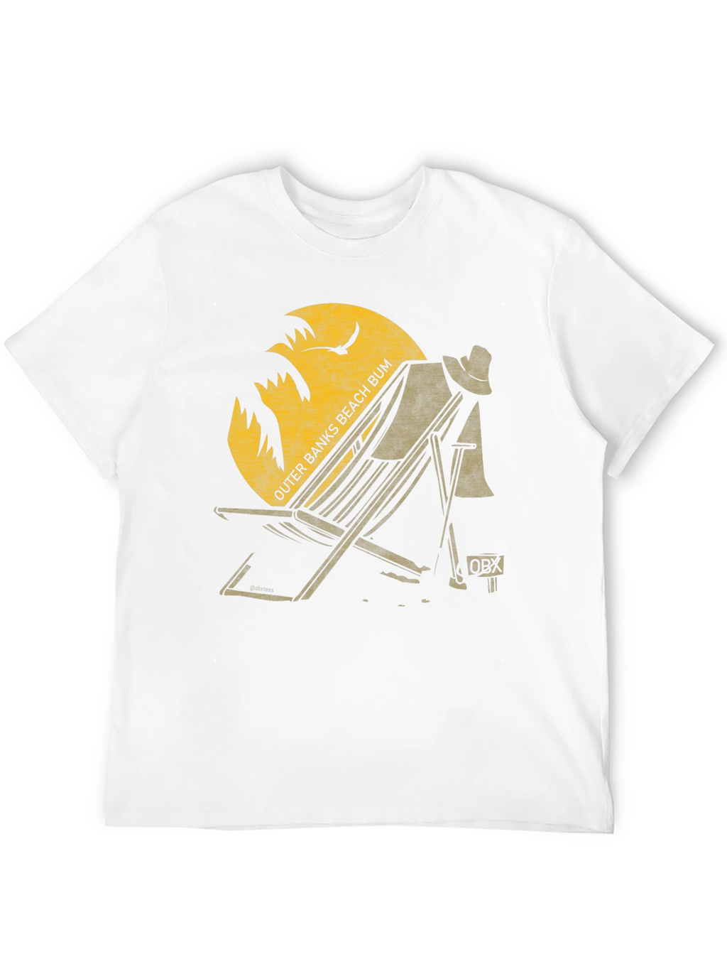 Outer Banks Beach Bum Graphic Tee - Black