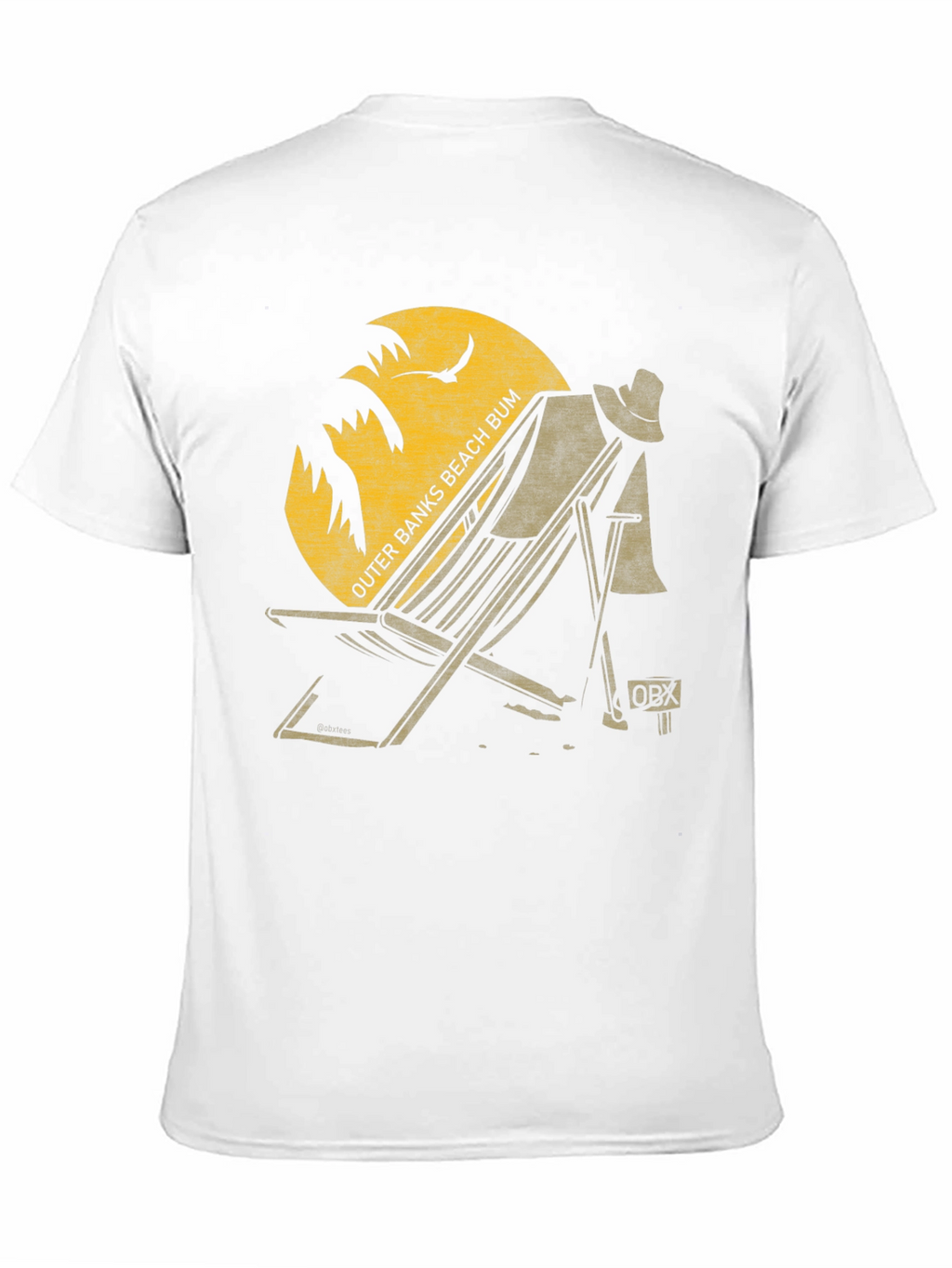 Outer Banks Beach Bum Graphic Tee - Black
