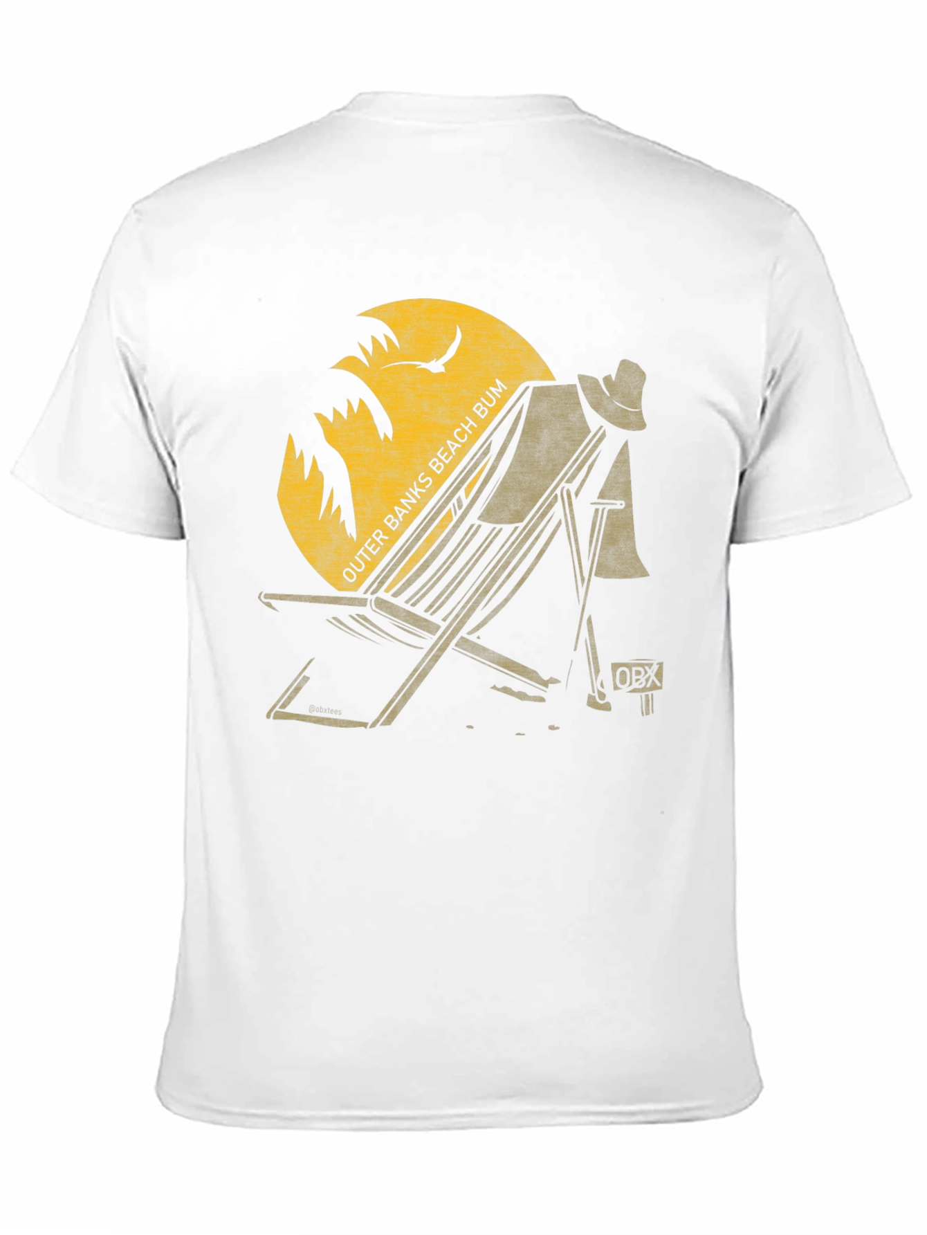 Outer Banks Beach Bum Graphic Tee - Black