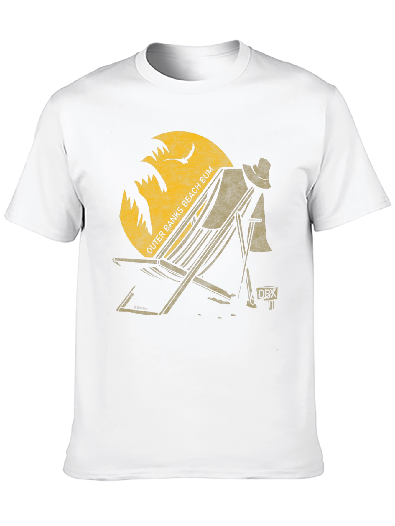 Outer Banks Beach Bum Graphic Tee - Black