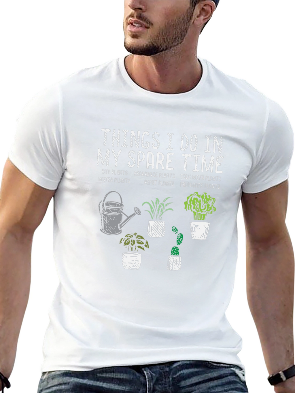 Things I Do In My Spare Time Gardening T-Shirt