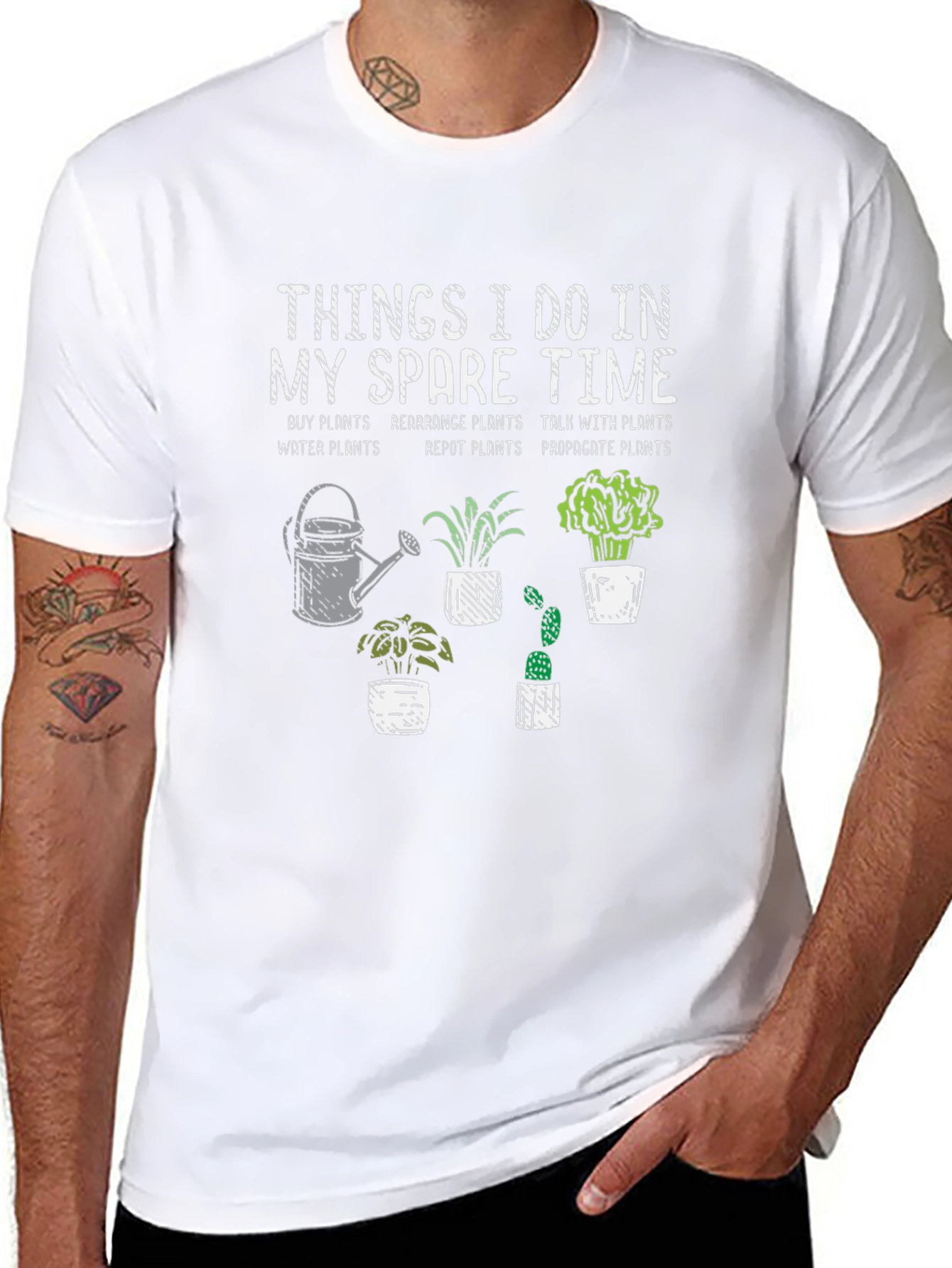 Things I Do In My Spare Time Gardening T-Shirt