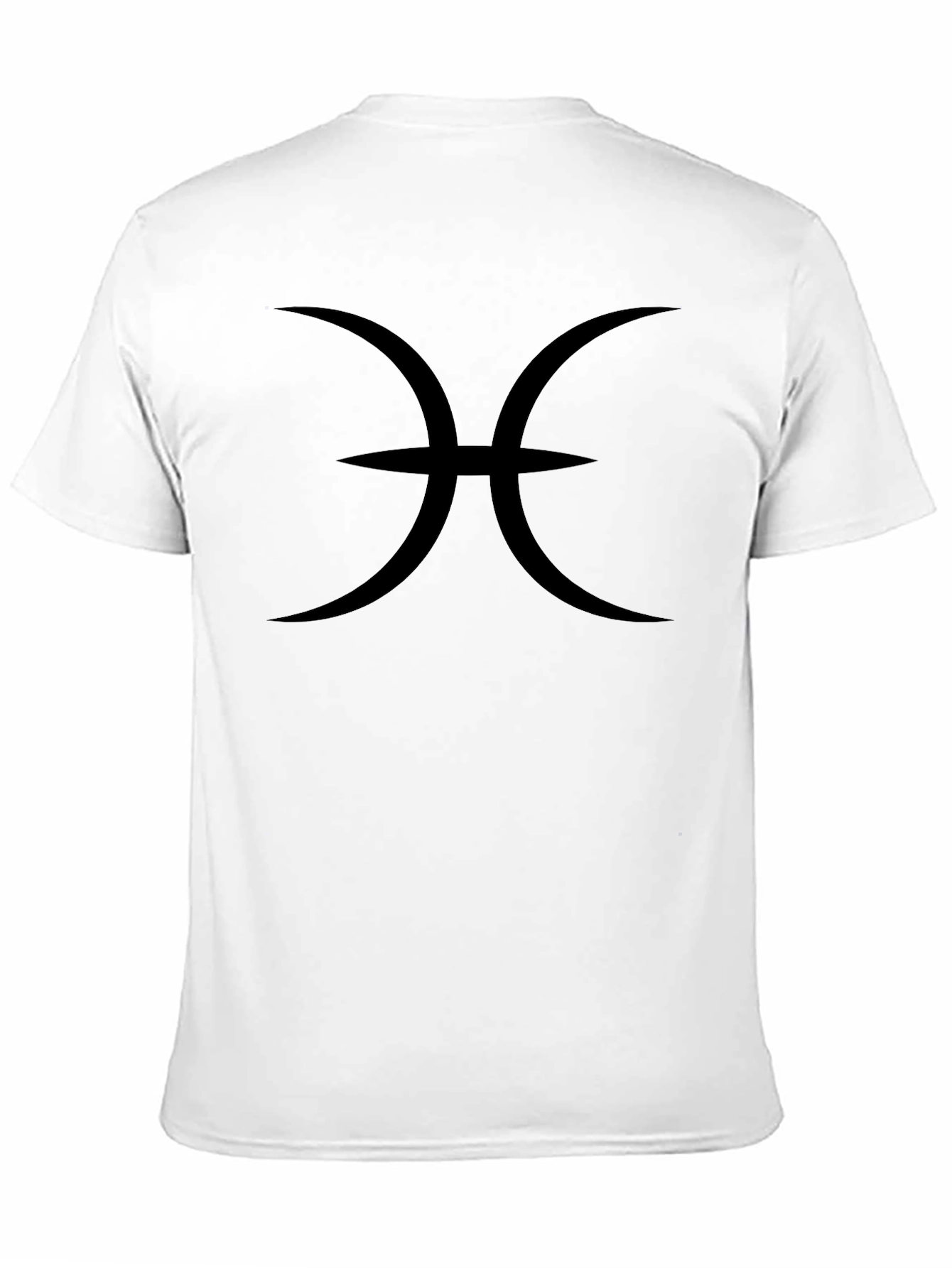 Pisces Zodiac Sign Black T-Shirt
